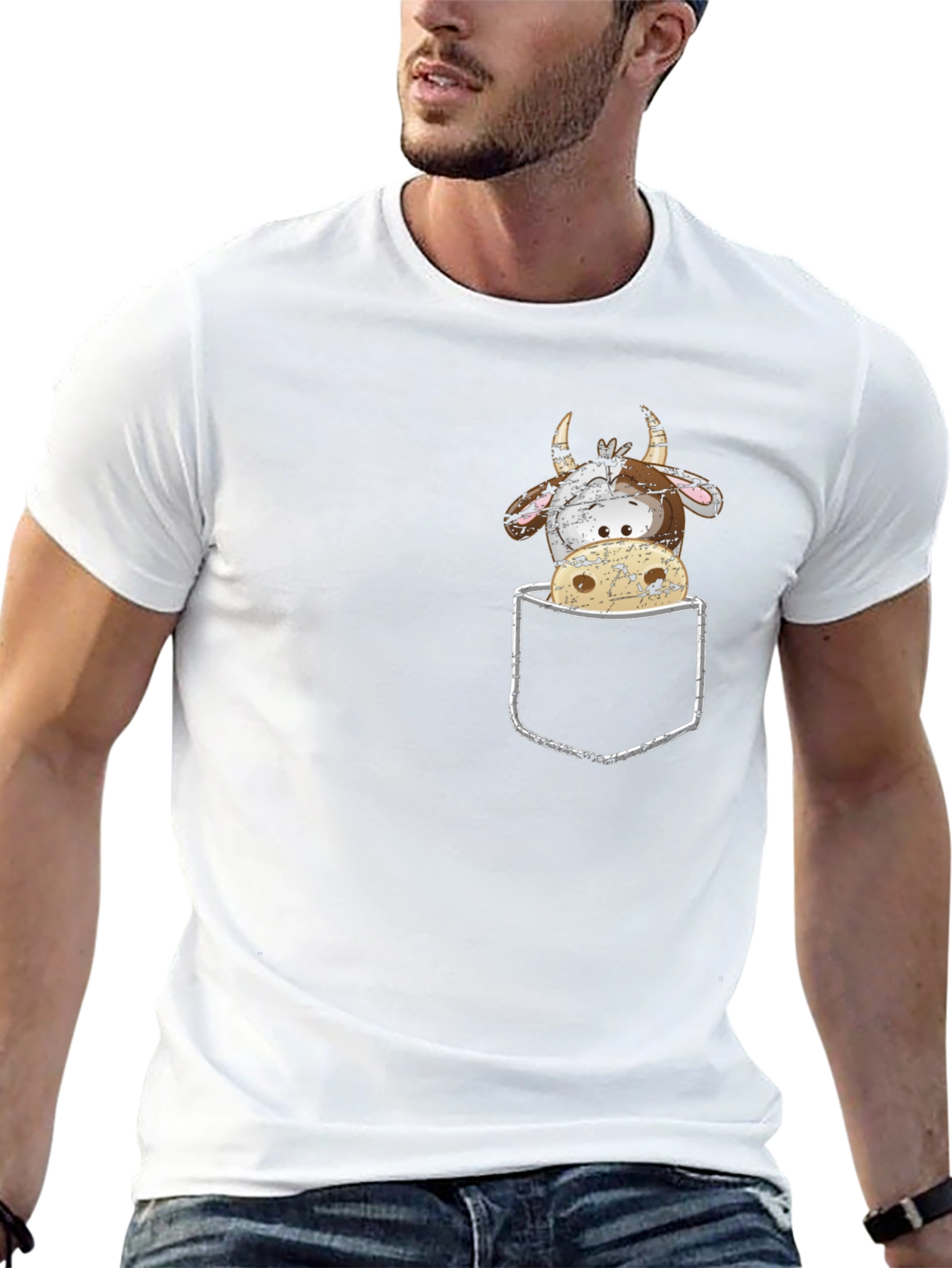 Cow Pocket T-Shirt