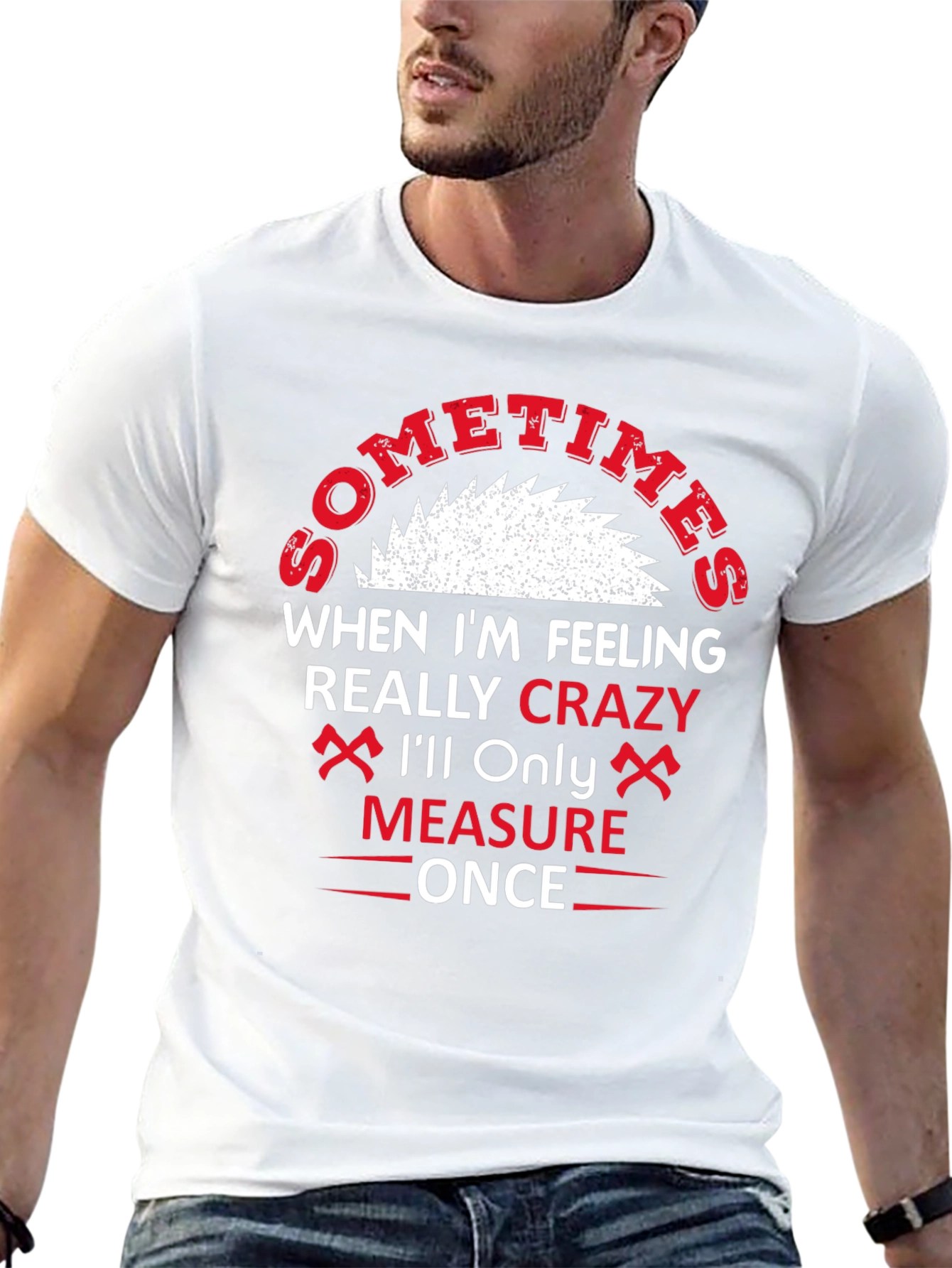 Crazy Crafter T-Shirt - Measure Once