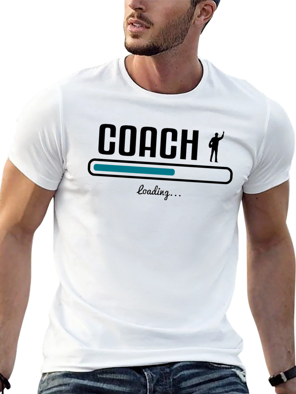 Coach Loading T-Shirt - Sports Humor Tee