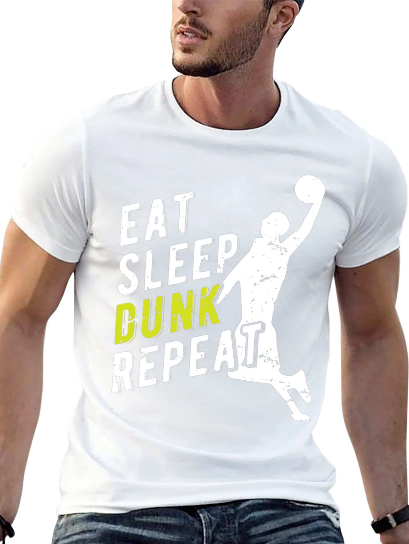 Eat Sleep Dunk Repeat Graphic Tee