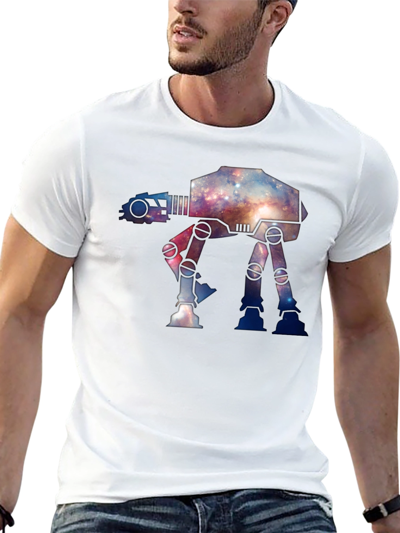 AT-AT Walker Galaxy Fill T-Shirt
