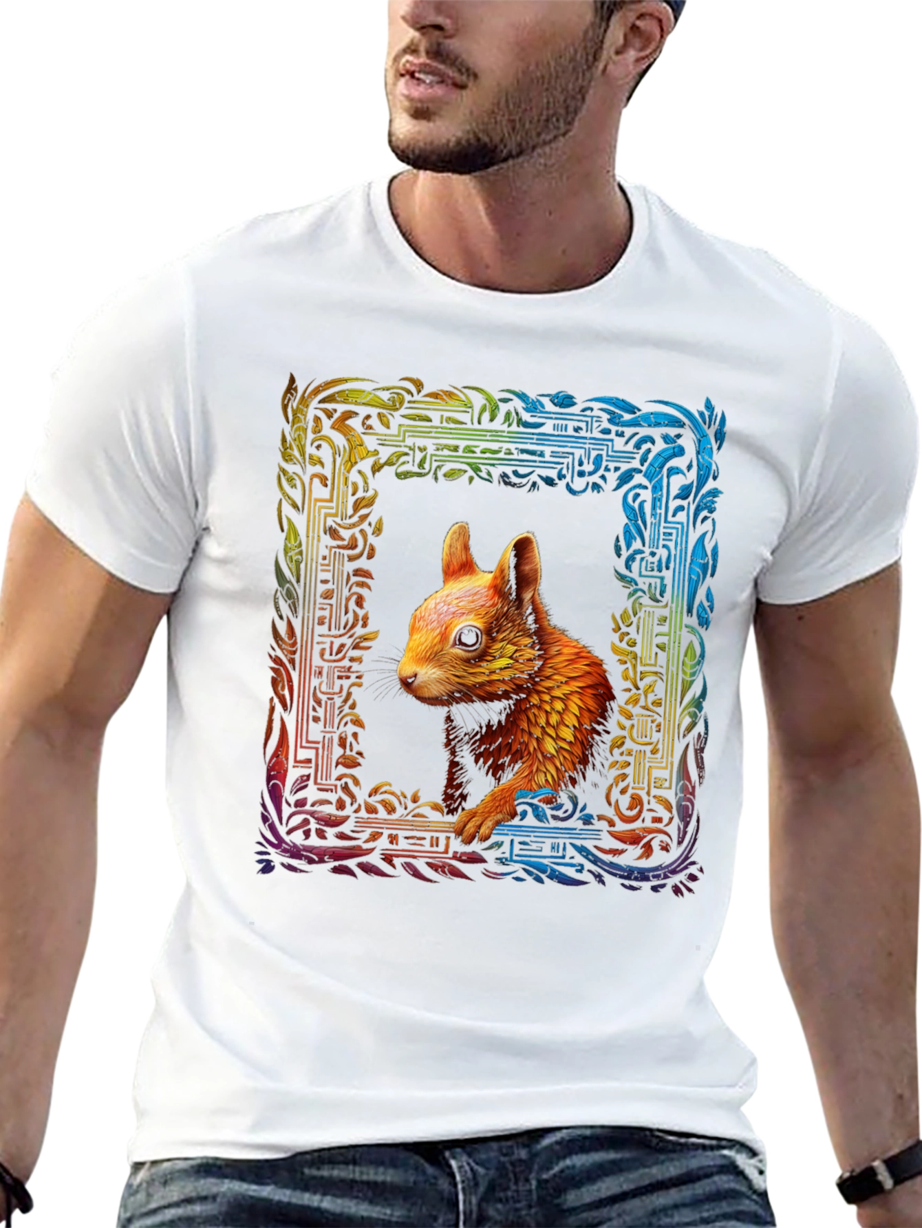 Squirrel Framed T-Shirt
