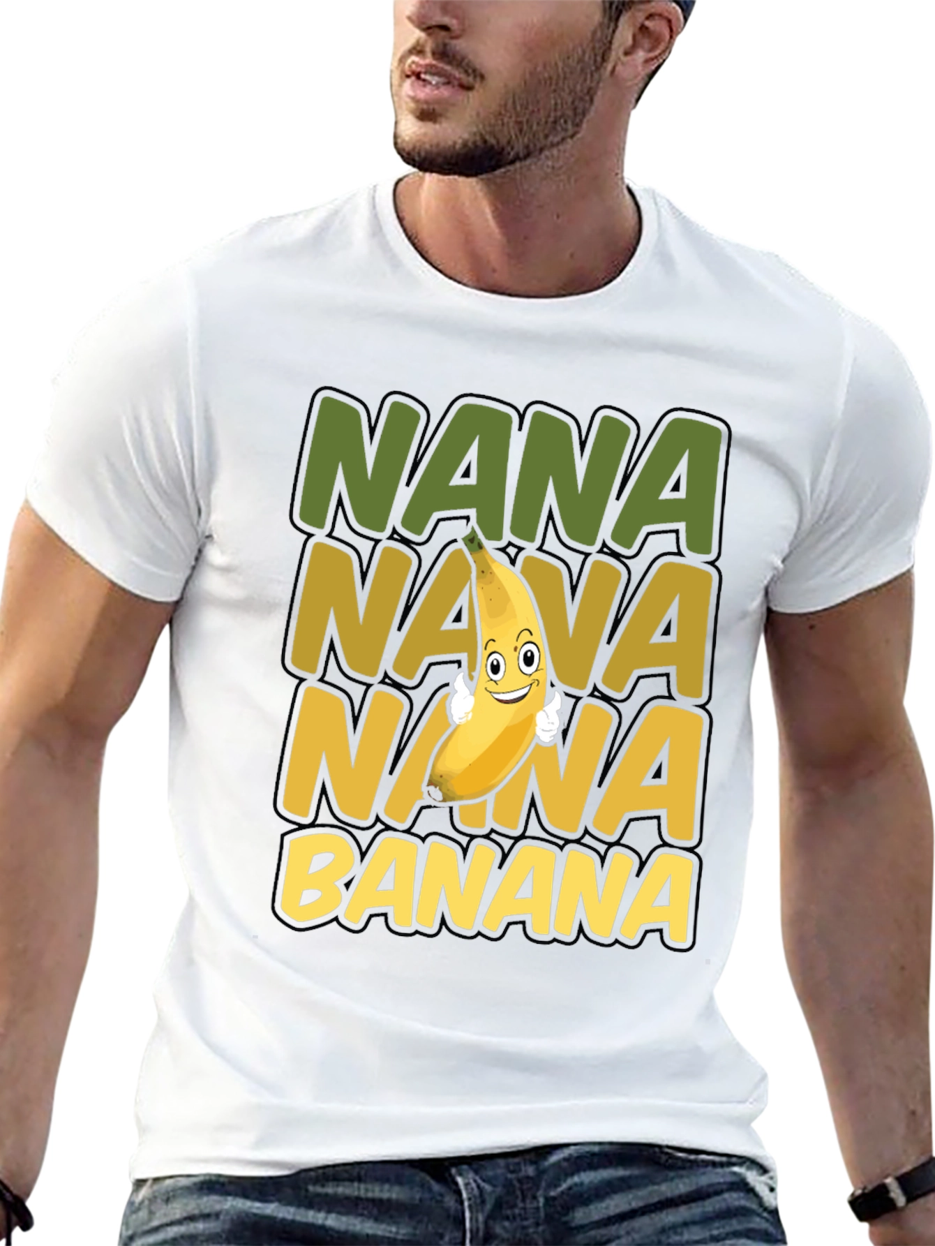 Nana Banana T-Shirt - Fun Fruit Graphic Tee