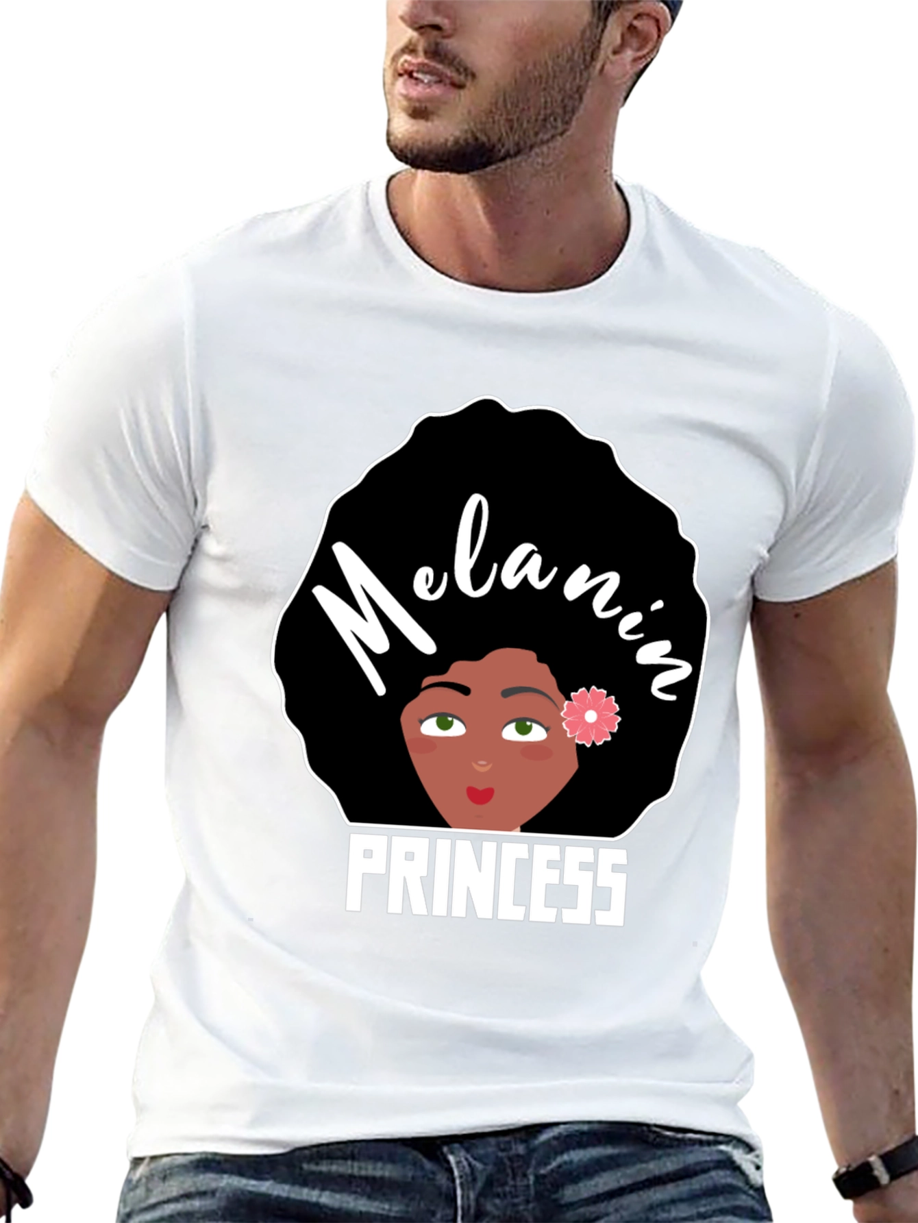 Melanin Princess Graphic Tee - Black Pride