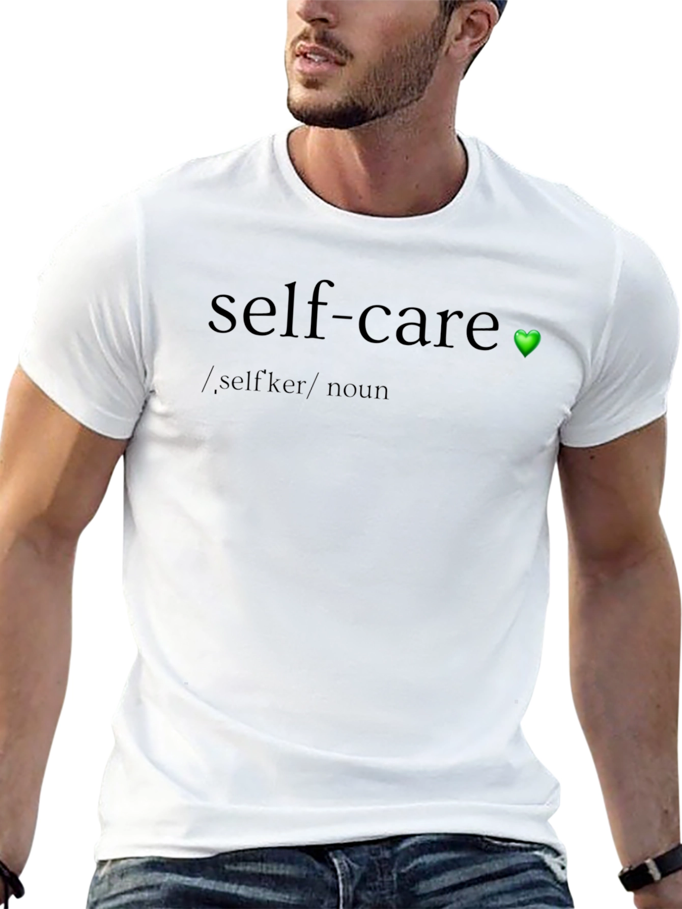 Self-Care Definition Black T-Shirt