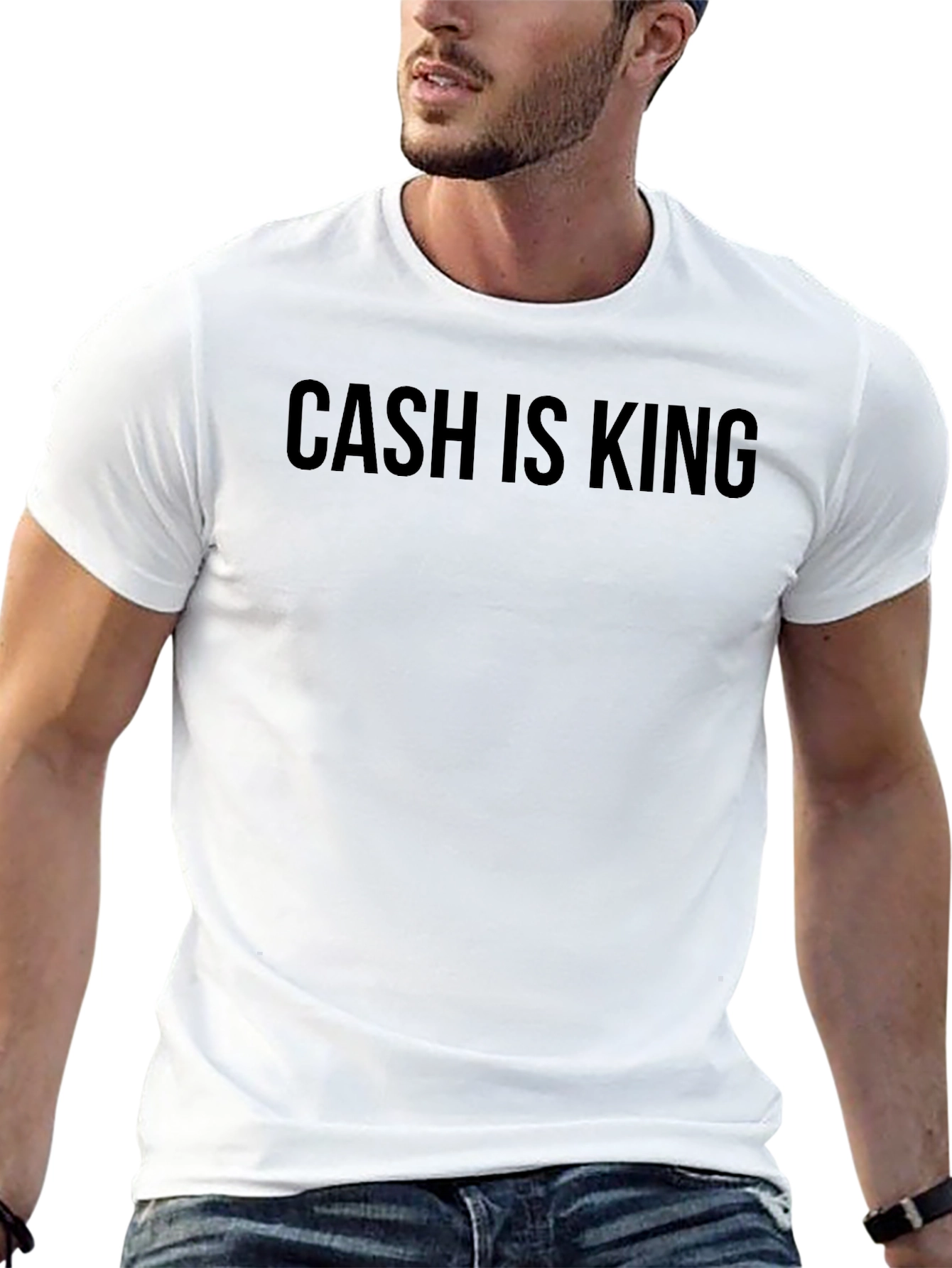 Cash is King T-Shirt - Bold Statement Tee