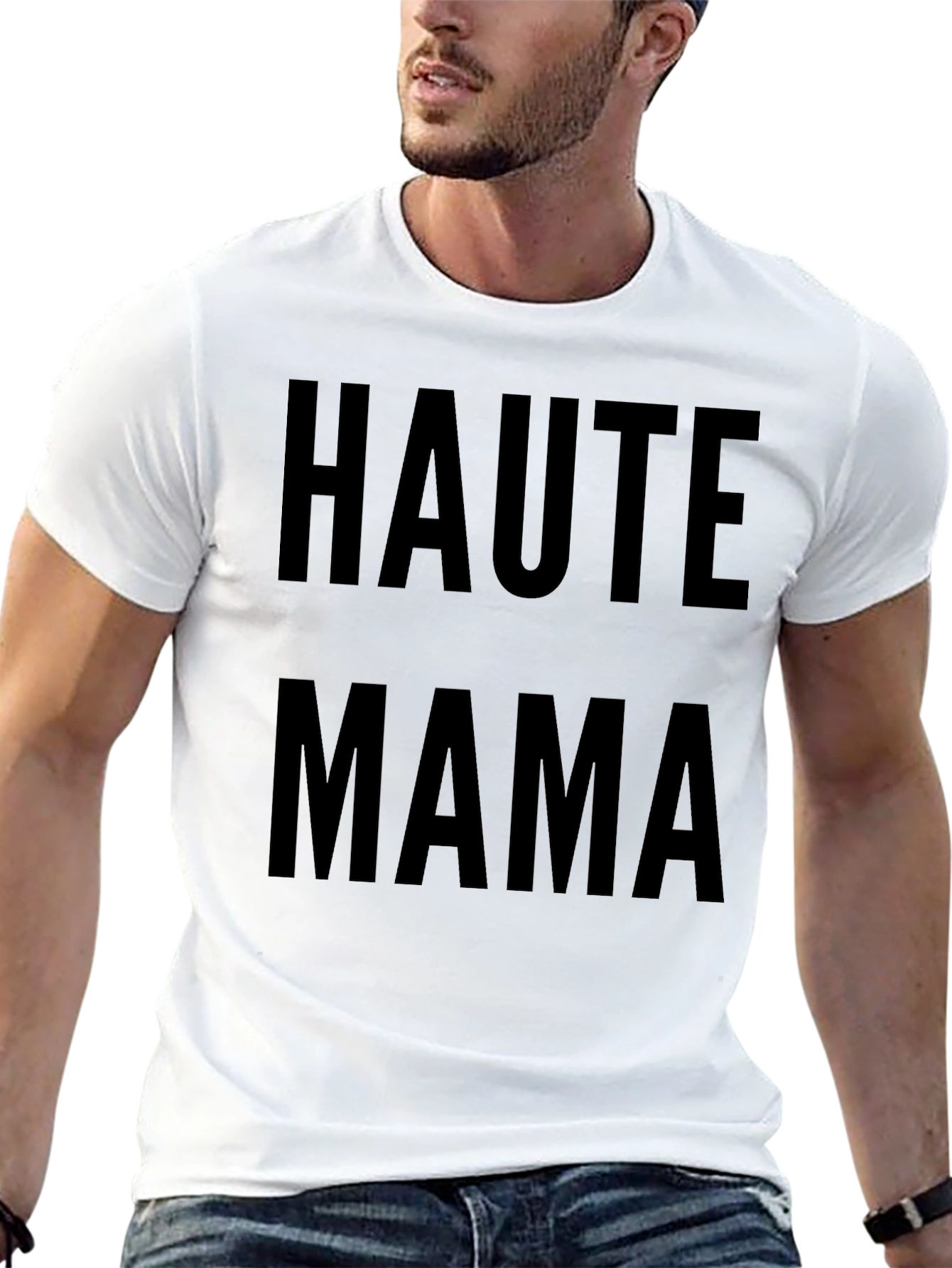 Haute Mama Graphic Tee - Stylish Motherhood T-Shirt