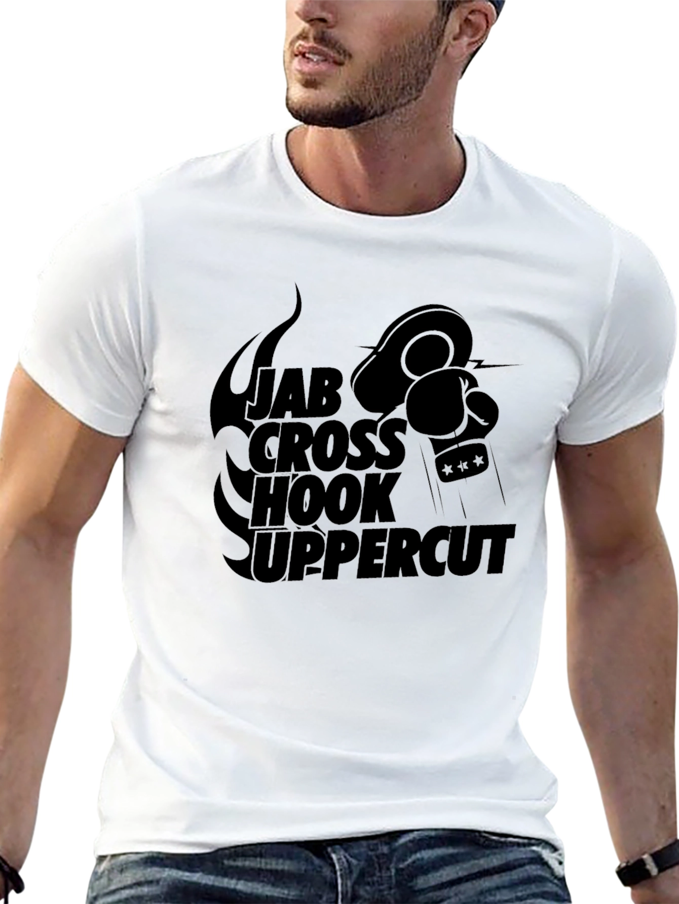 Boxing Moves Graphic T-Shirt