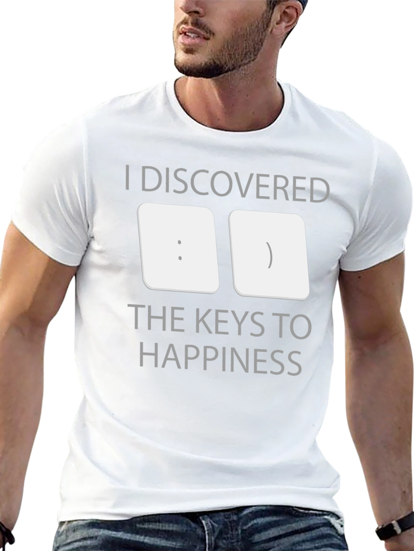 Keys to Happiness T-Shirt - Funny Programmer Tee