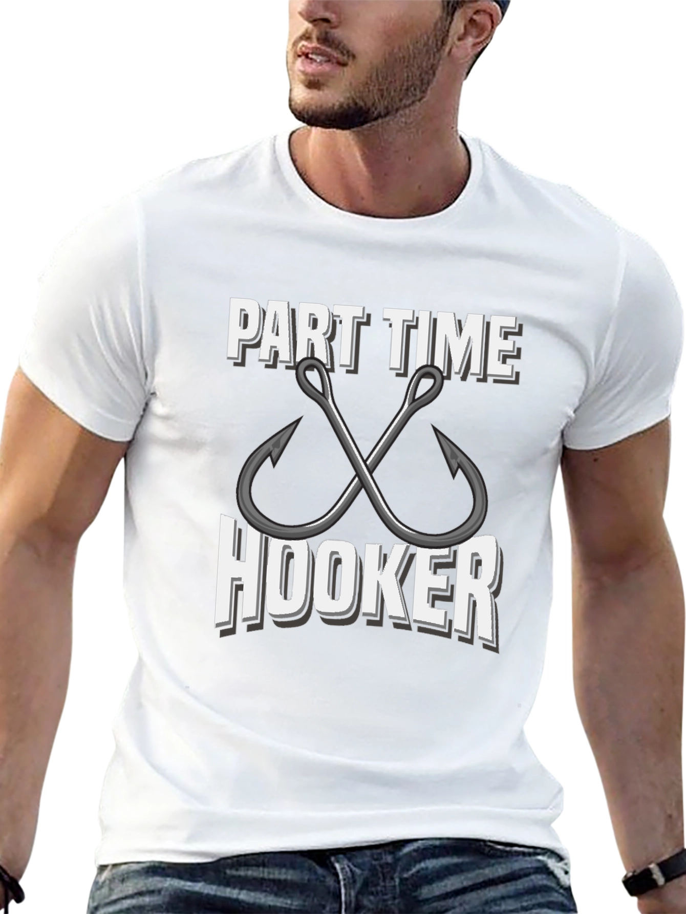 Part Time Hooker Fishing T-Shirt - Angler Gift