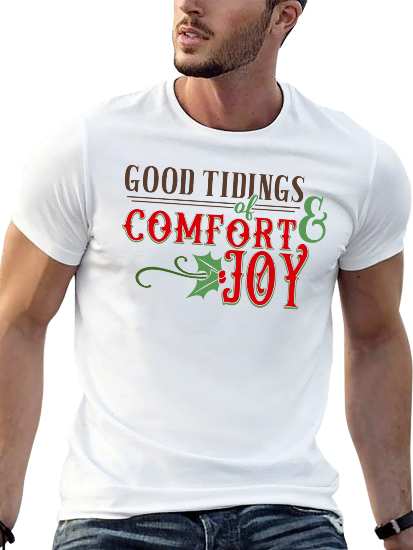 Good Tidings Comfort Joy Holiday T-Shirt