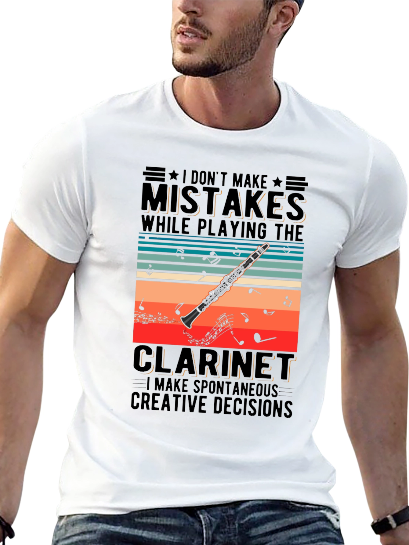 Clarinet Player T-Shirt - Spontaneous Creative Decisions