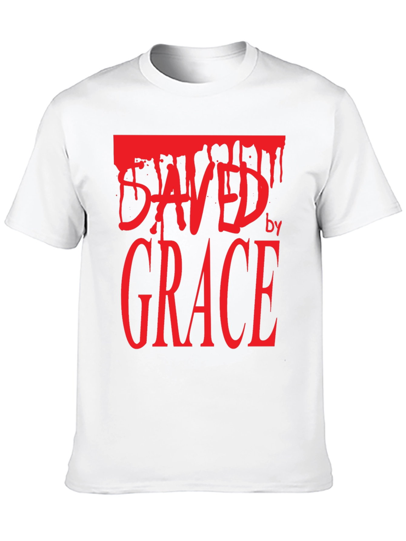 Saved by Grace T-Shirt - Religious Graphic Tee