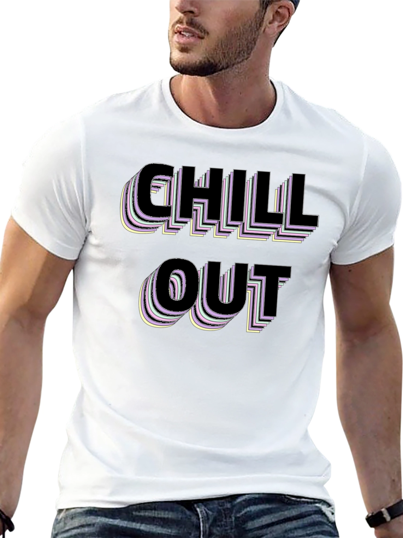 Chill Out Graphic Tee - Stylish Comfort
