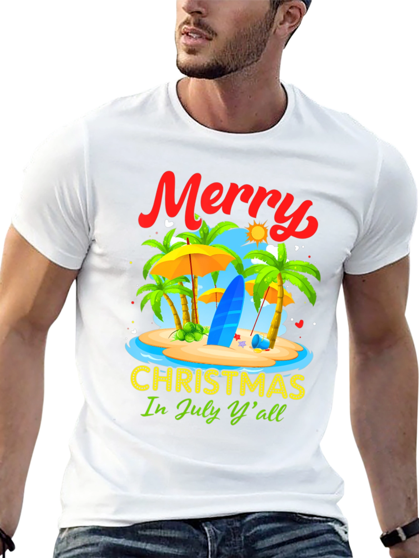 Merry Christmas in July Graphic T-Shirt