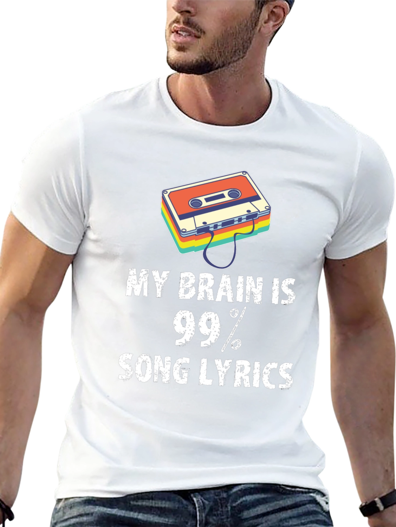 My Brain is 99% Song Lyrics T-Shirt