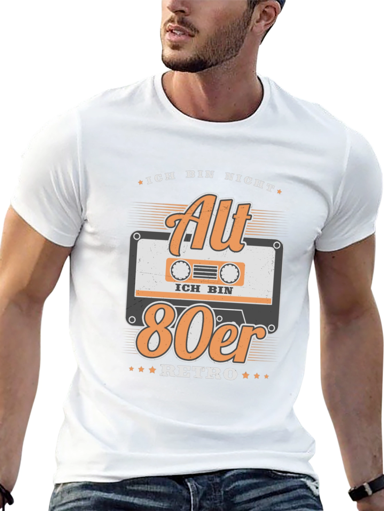 Ich Bin Nicht Alt Retro 80er T-Shirt