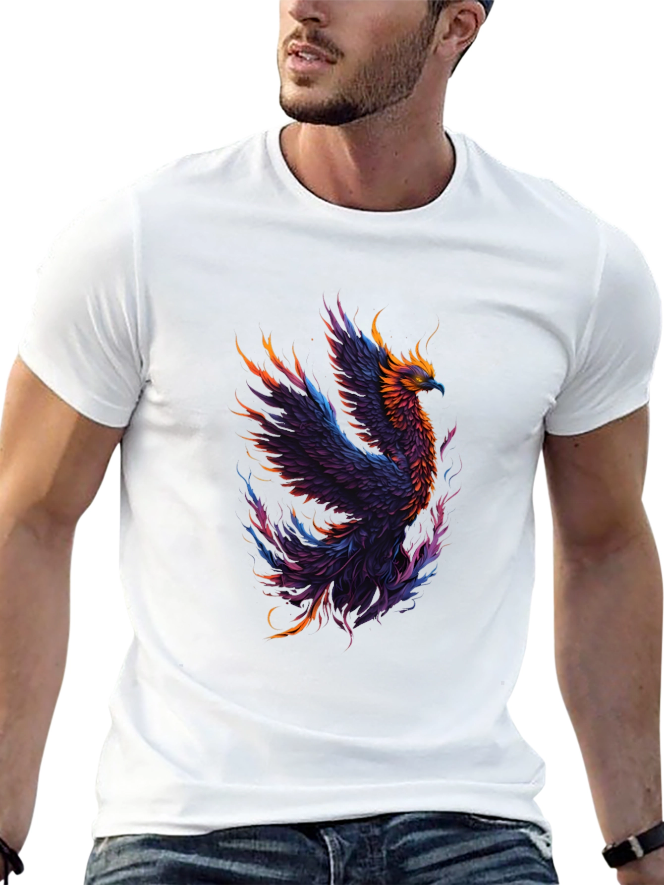 Phoenix Graphic Tee - Black