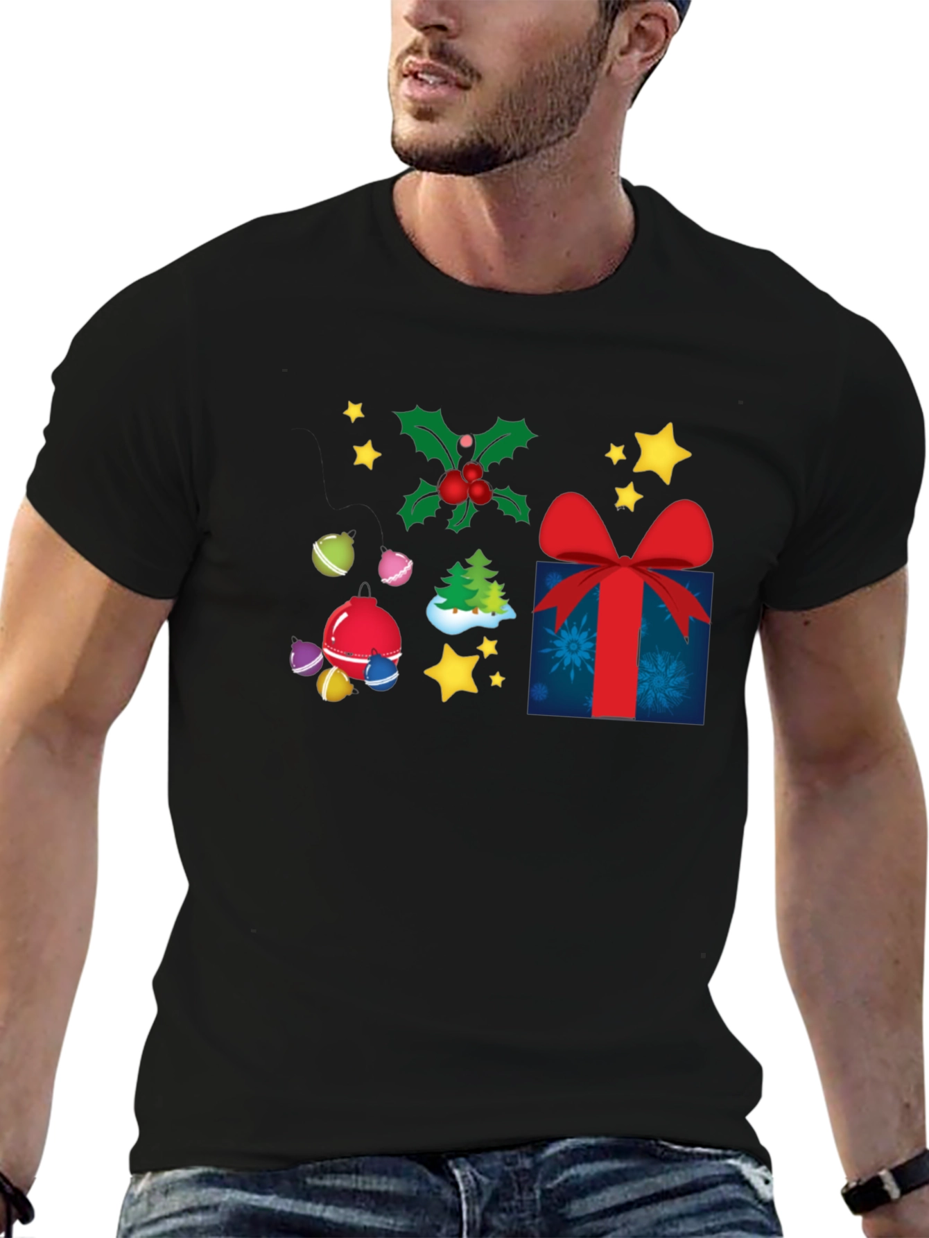Festive Holiday Graphic Tee - Christmas Gift Design
