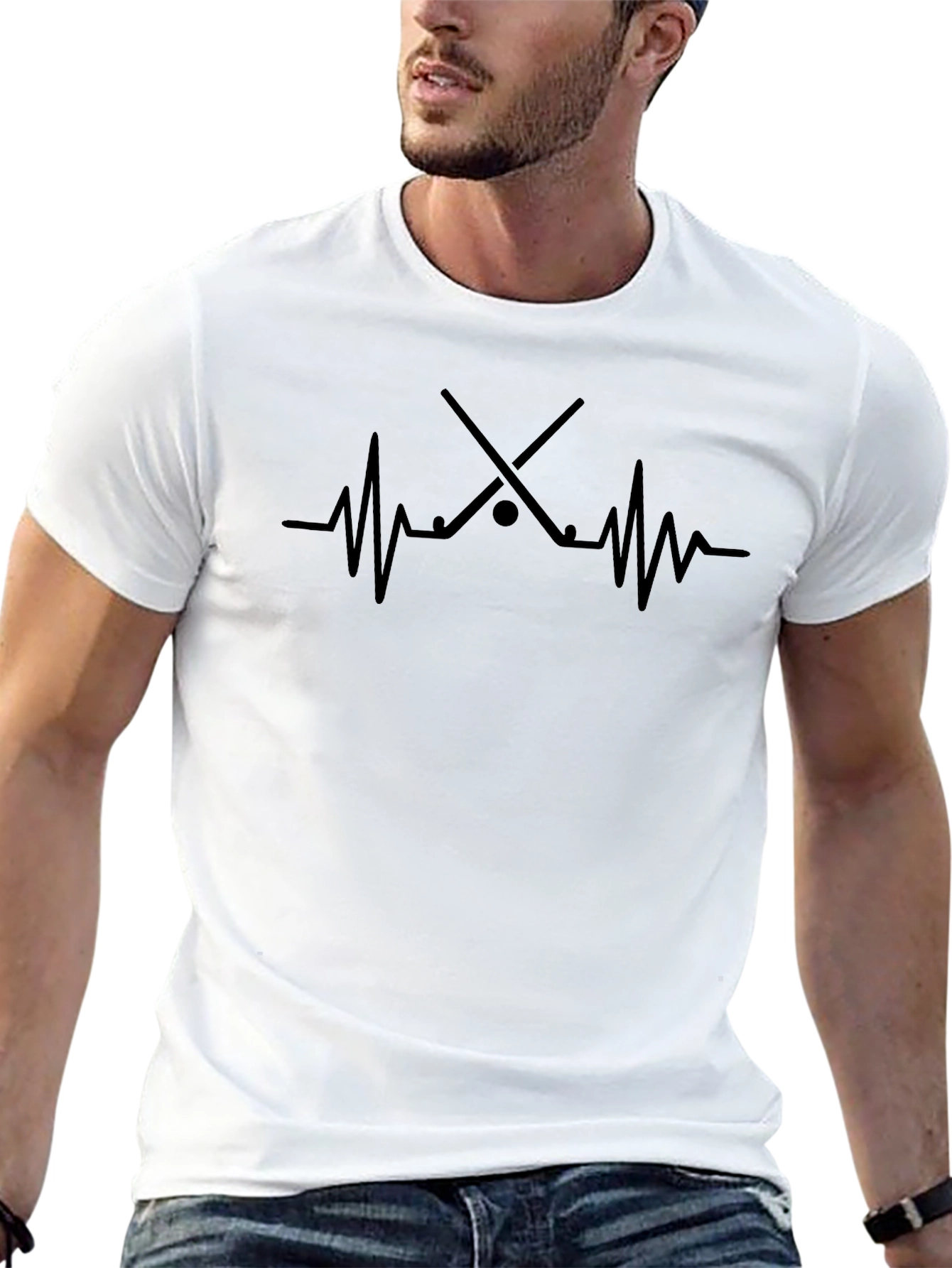 Hockey Heartbeat T-Shirt - Passion on Display
