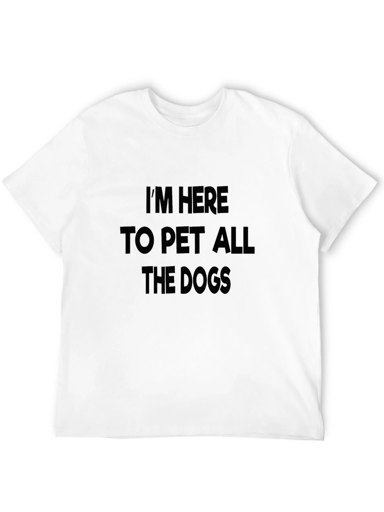 Pet All the Dogs T-Shirt - Black Mens Fit