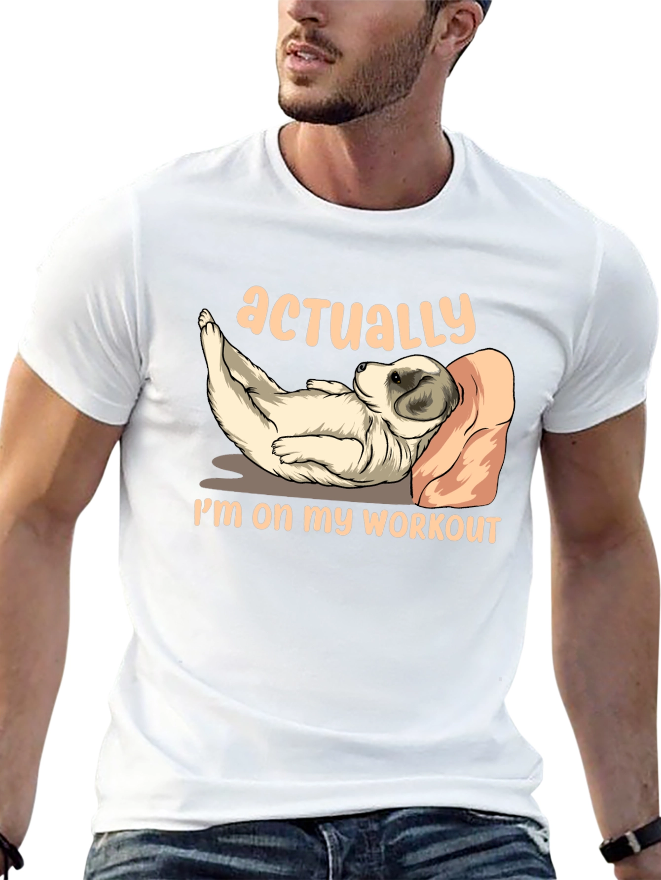 Lazy Dog Workout Graphic Tee