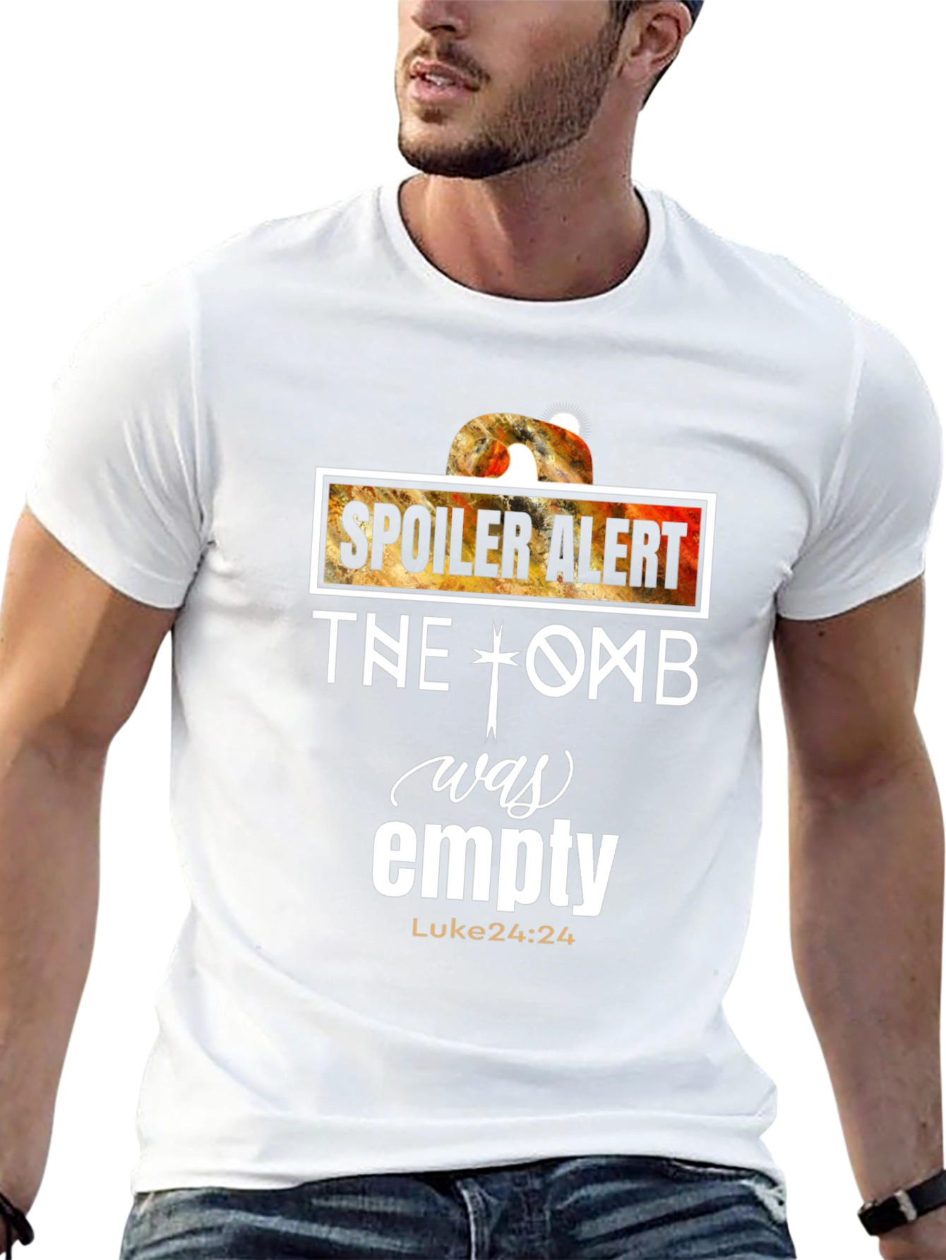 Spoiler Alert Tomb Empty Luke 24:24 T-Shirt