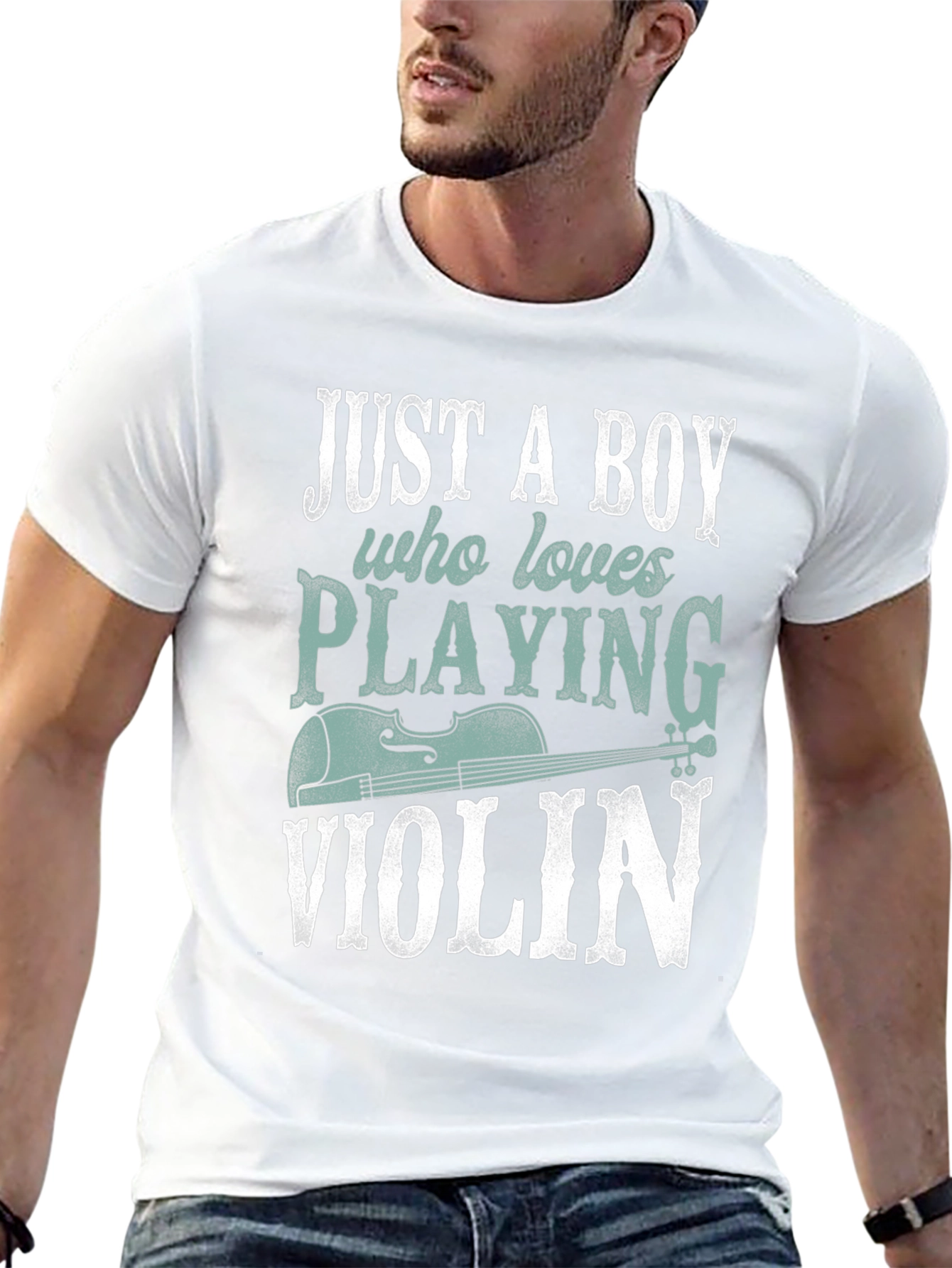 Just A Boy Who Loves Playing Violin T-Shirt