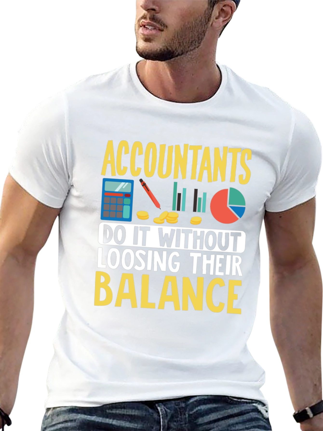 Accountants T-Shirt - Balance Design