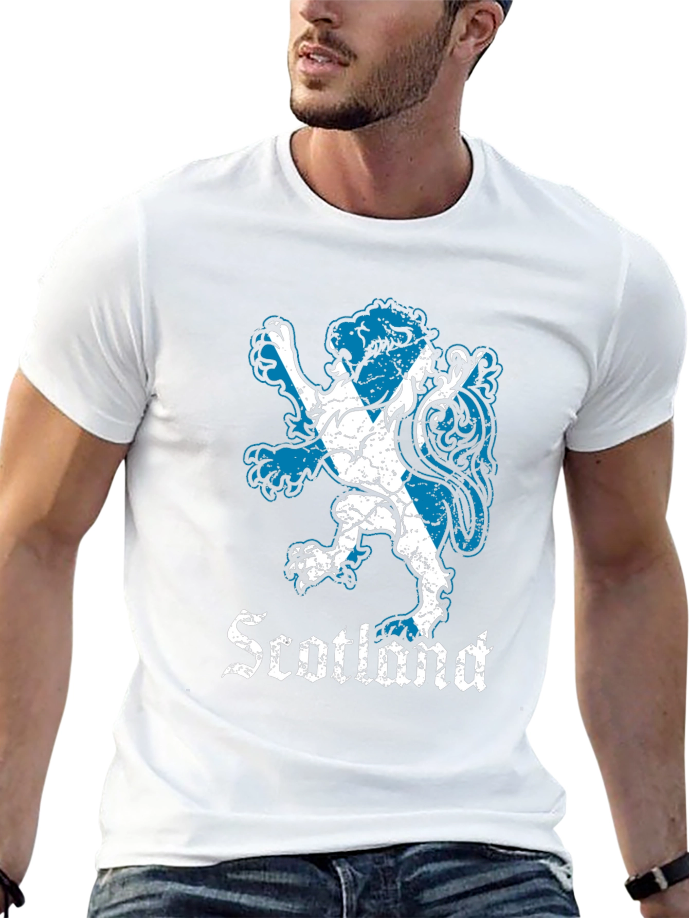 Scottish Lion Rampant T-Shirt - Black