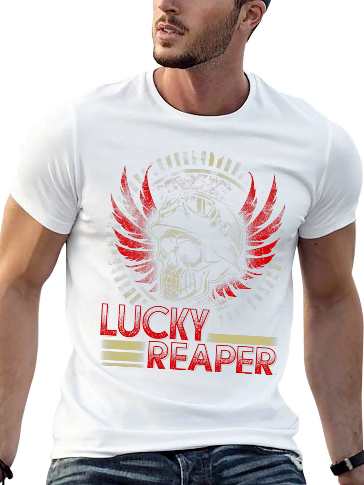 Lucky Reaper Graphic T-Shirt
