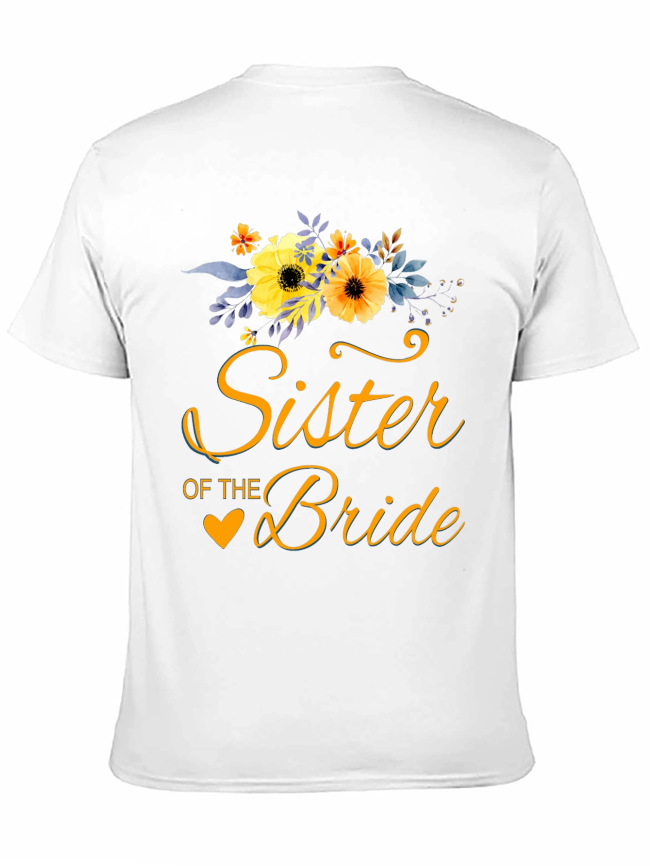 Sister of the Bride Floral T-Shirt