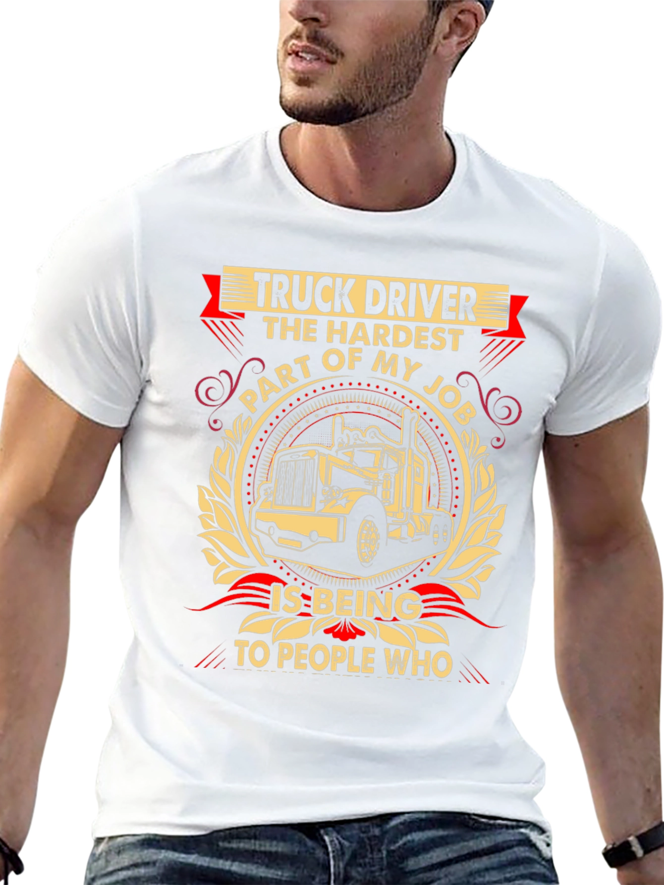 Truck Driver Hardest Part T-Shirt