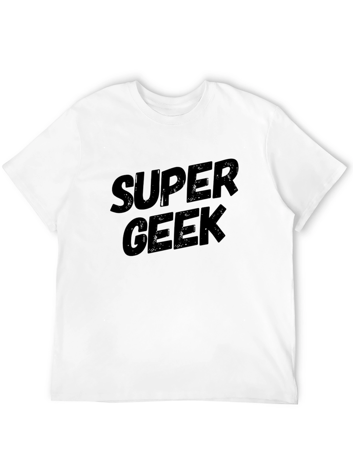 Super Geek Black T-Shirt Casual Wear