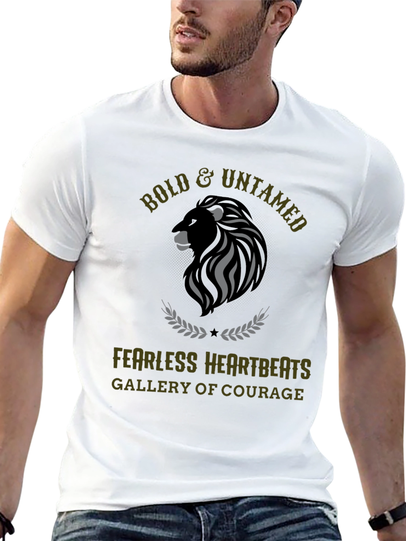 Bold & Untamed Graphic Tee - Fearless Courage