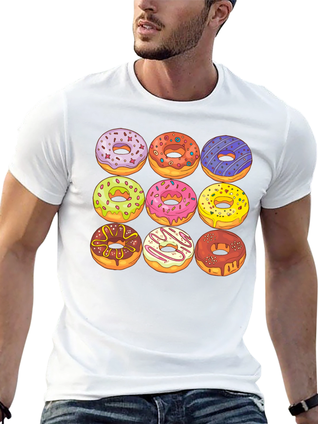 Donut Delight T-Shirt - Sweet Treat Design