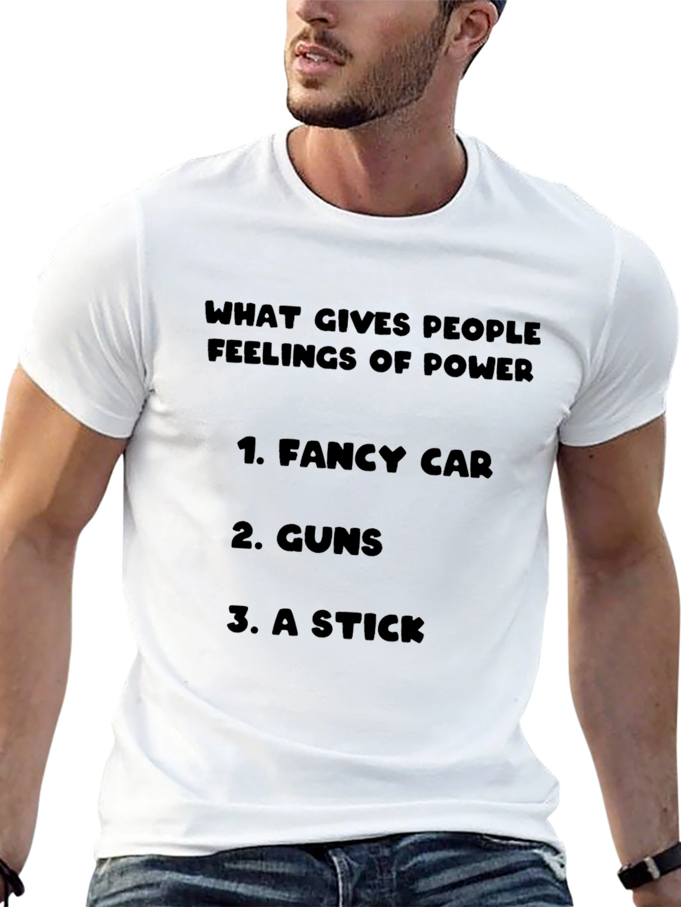 Funny Feelings of Power Graphic Tee