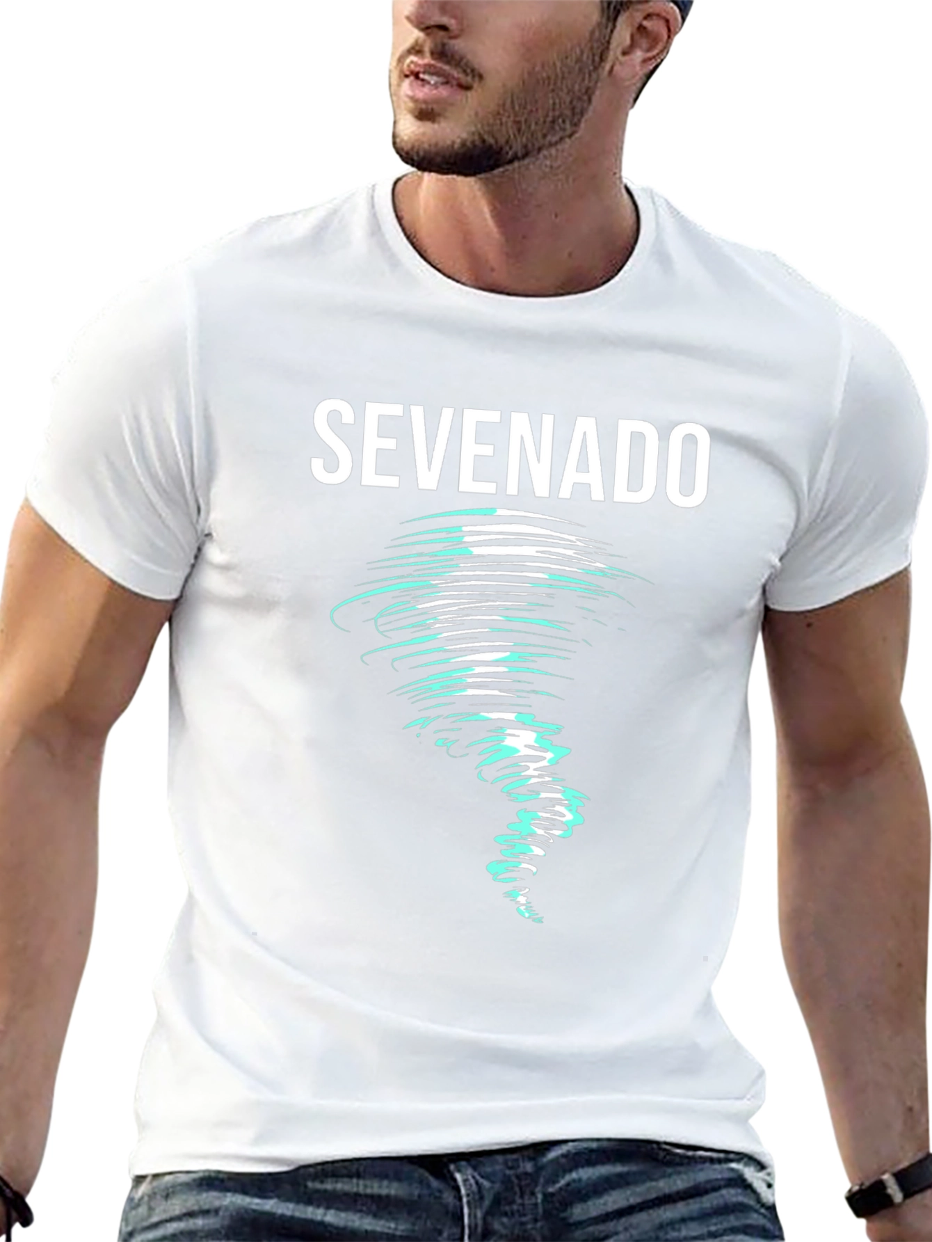 Sevenado Tornado Graphic T-Shirt - Unique Design