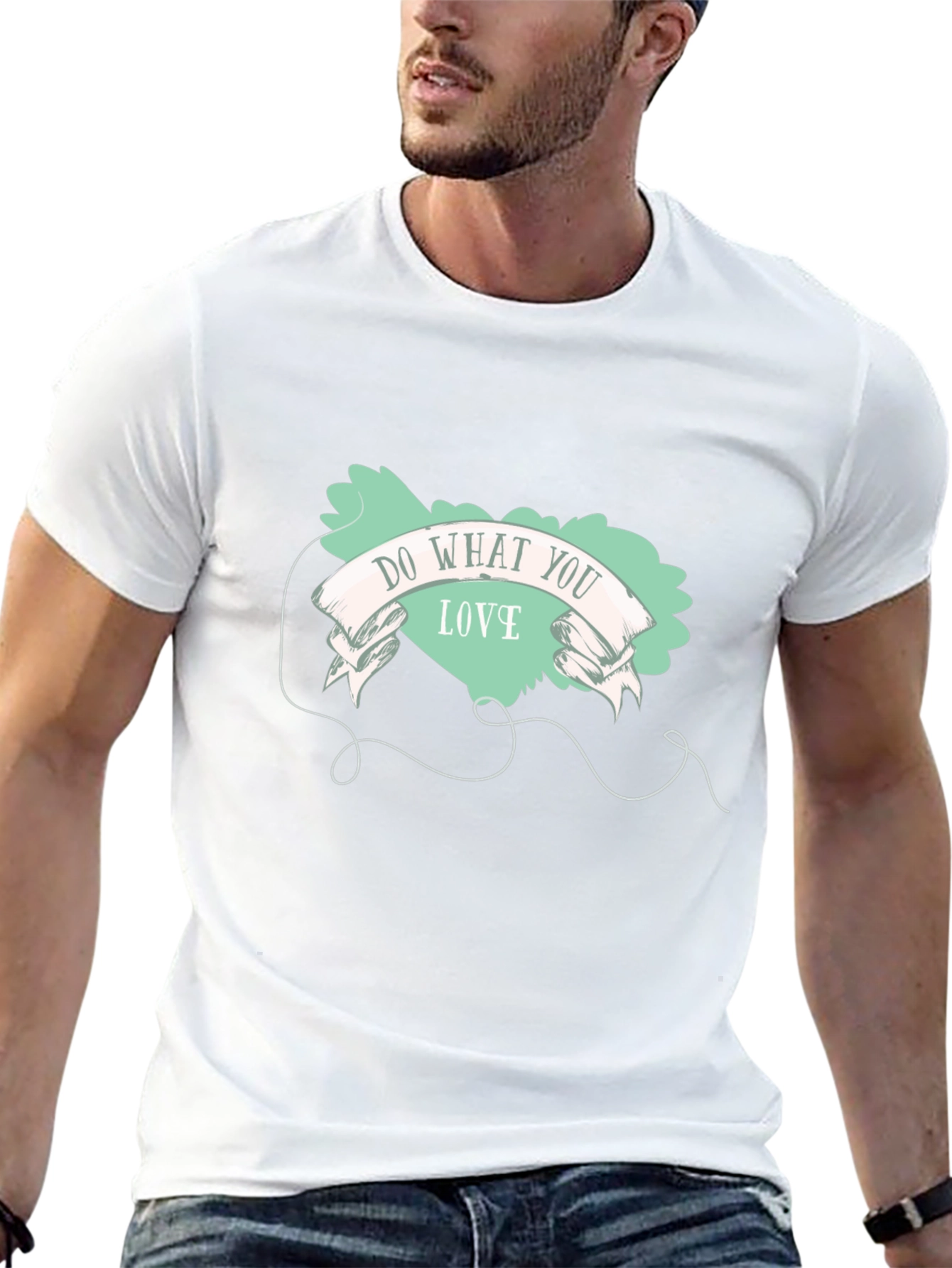 Do What You Love Black Graphic T-Shirt