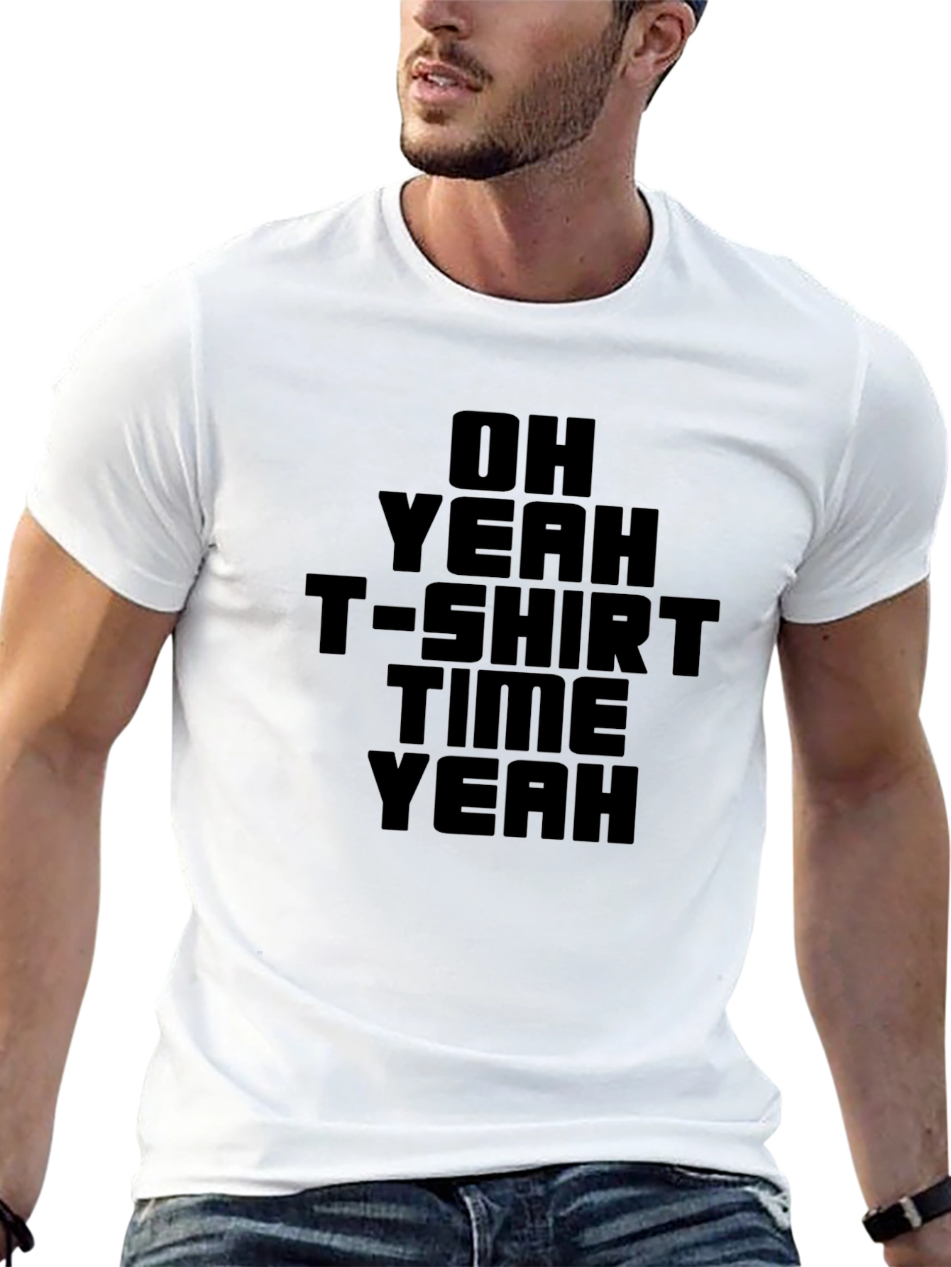 Oh Yeah T-Shirt Time Graphic Tee