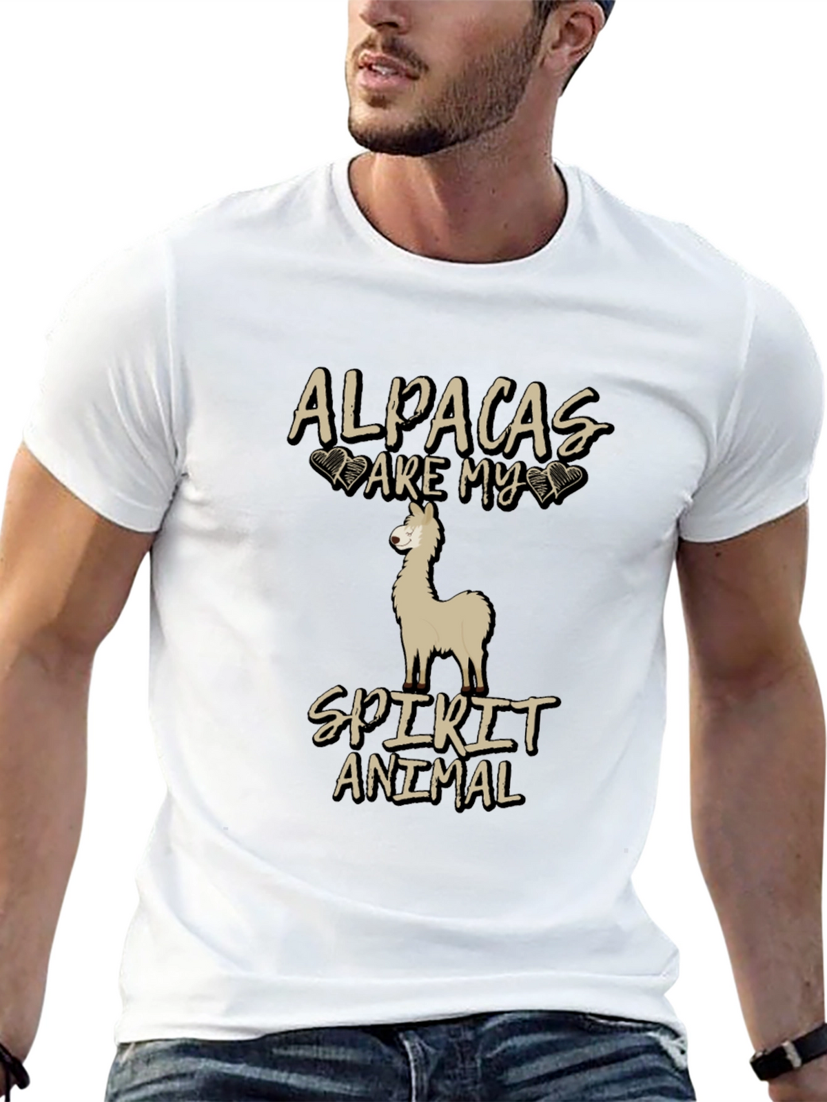 Alpacas are My Spirit Animal T-Shirt
