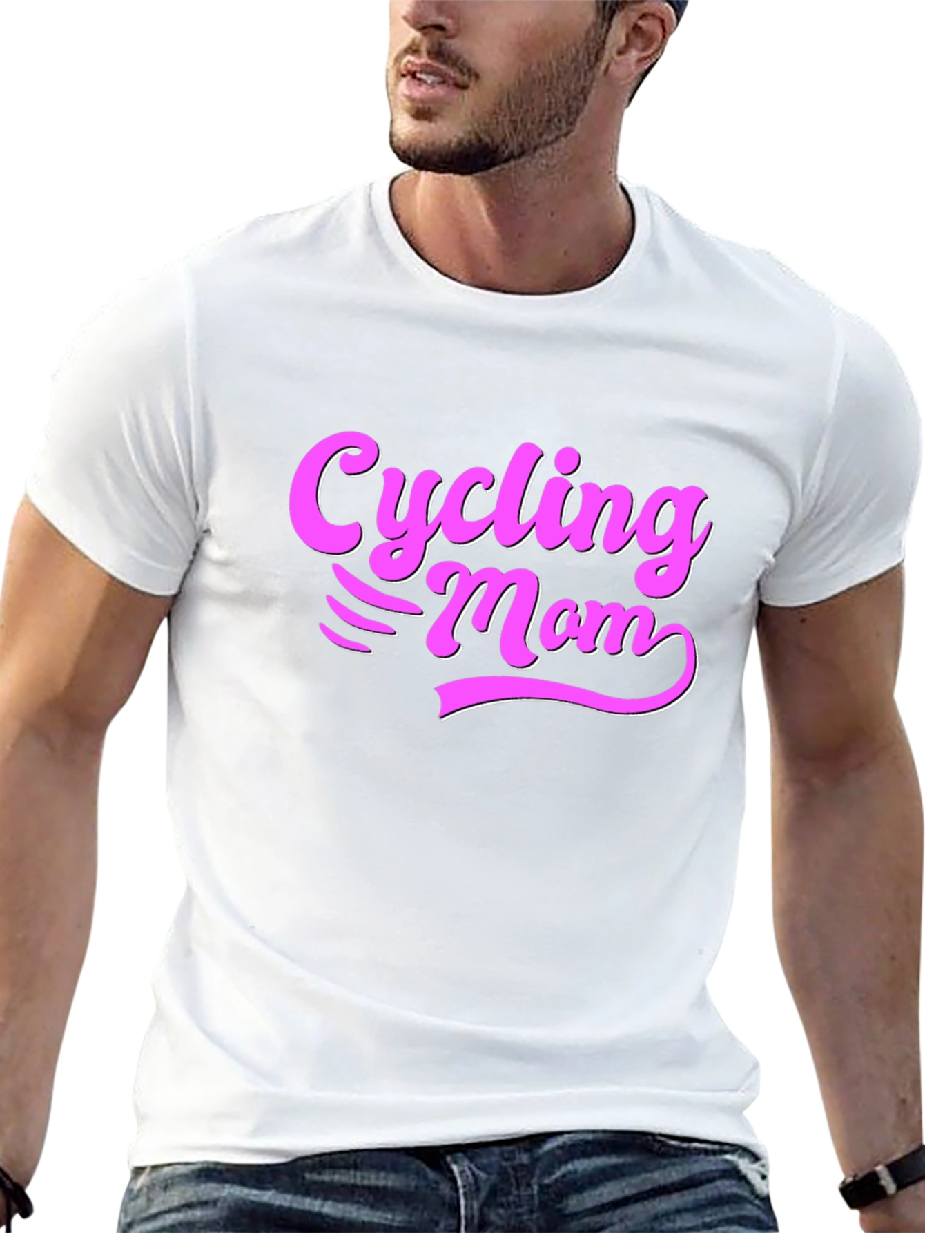 Cycling Mom Black T-Shirt