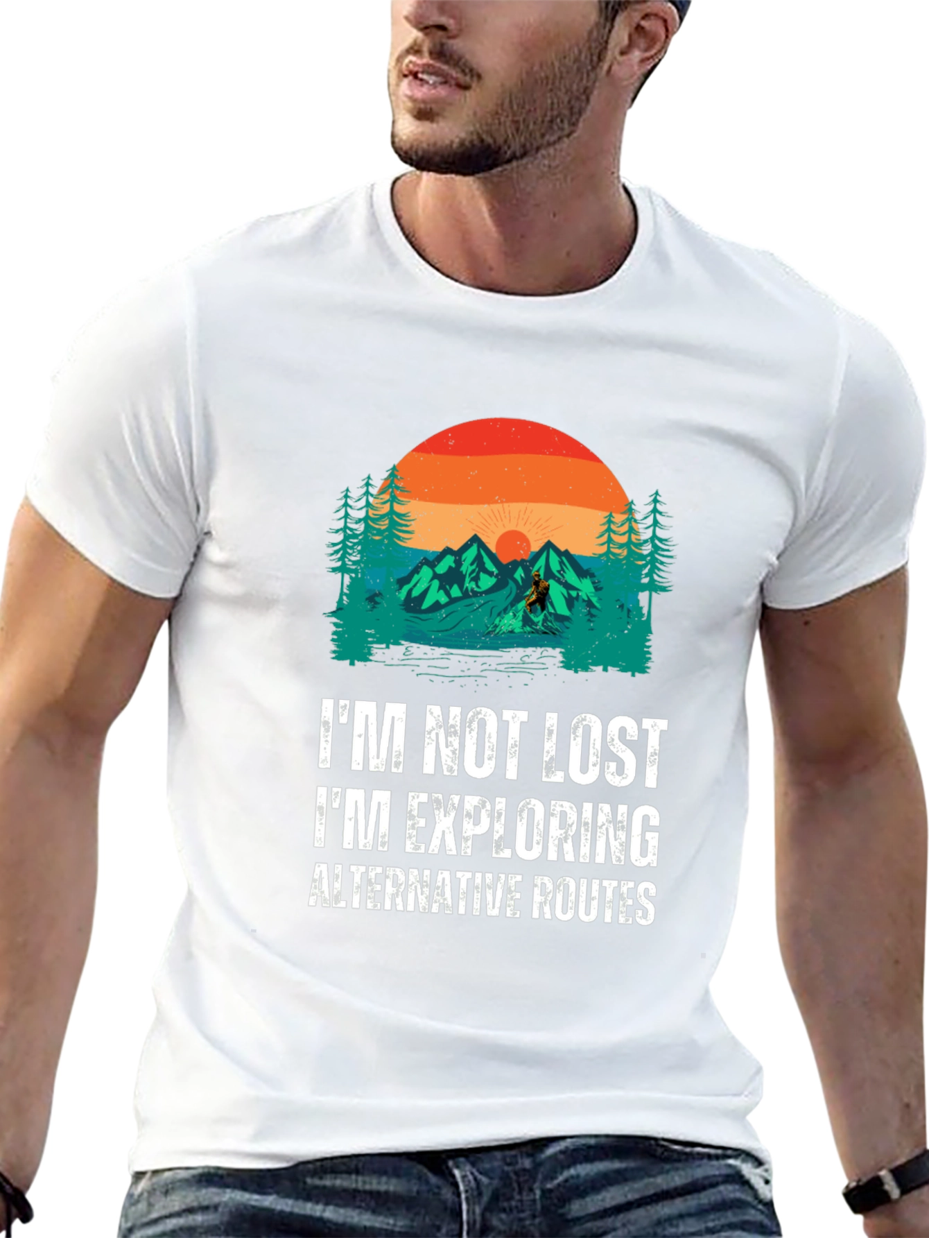 Adventure Seeker Tee - Im Not Lost Graphic