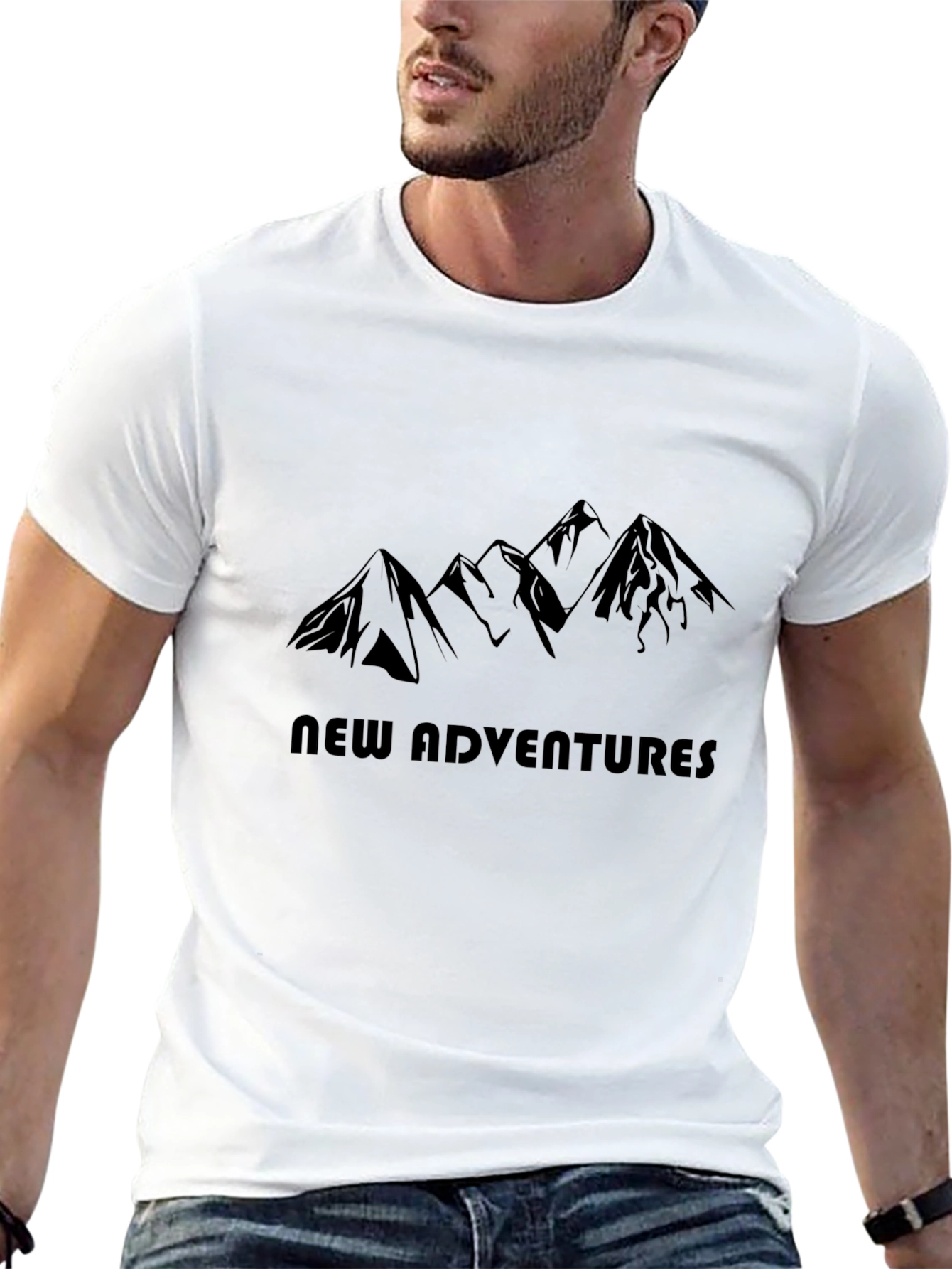 New Adventures Mountain Graphic Tee
