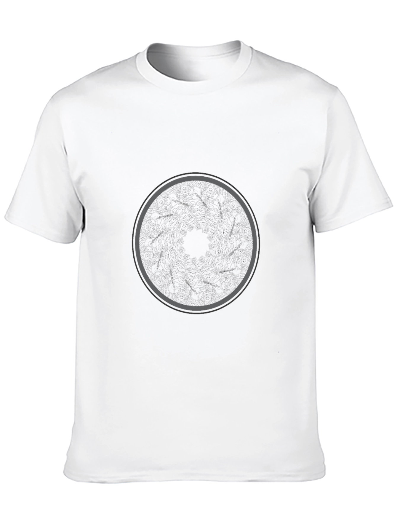 Black Graphic Tee - Minimalist Style