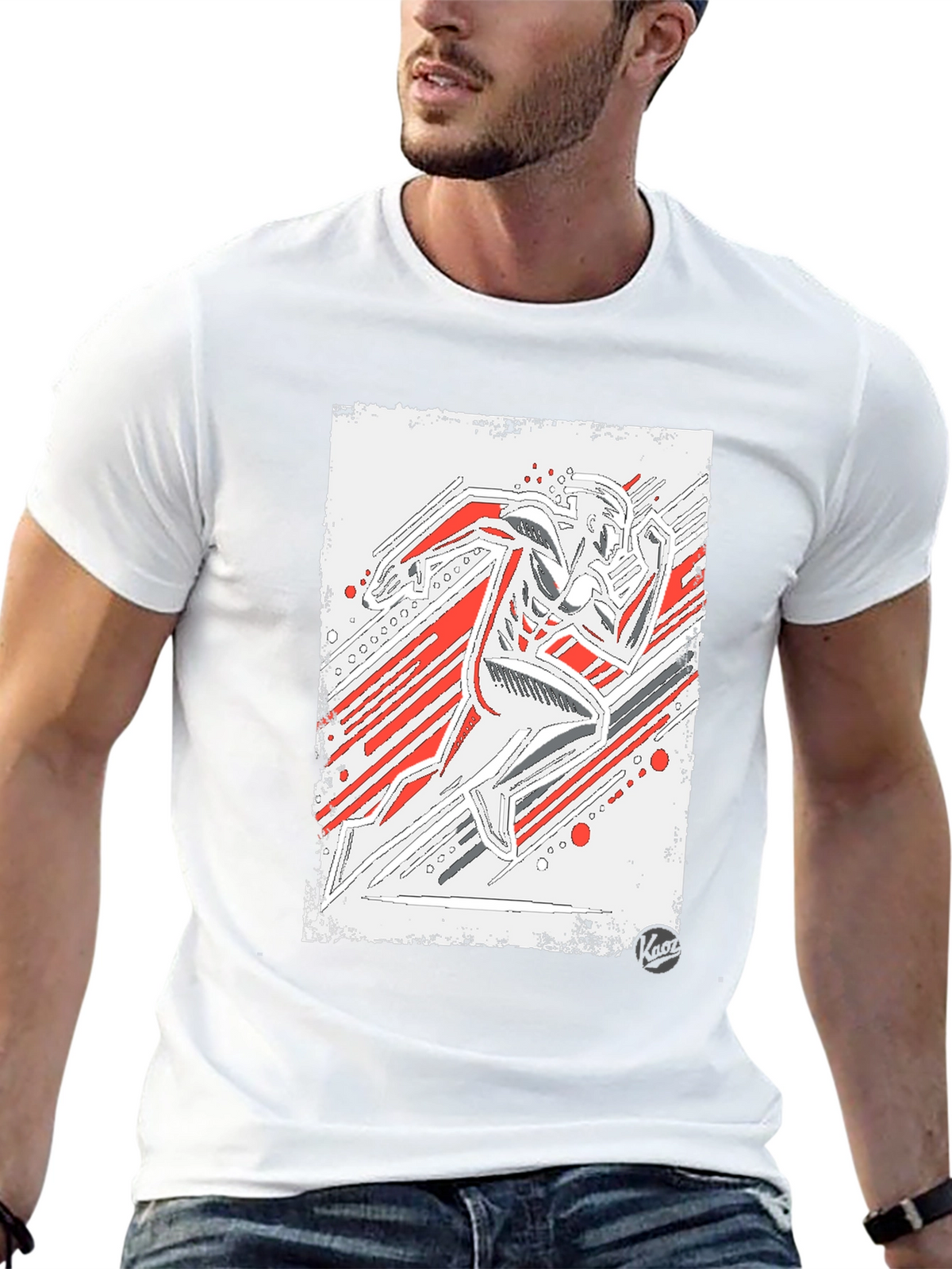Runner Graphic Tee - Athletic Style