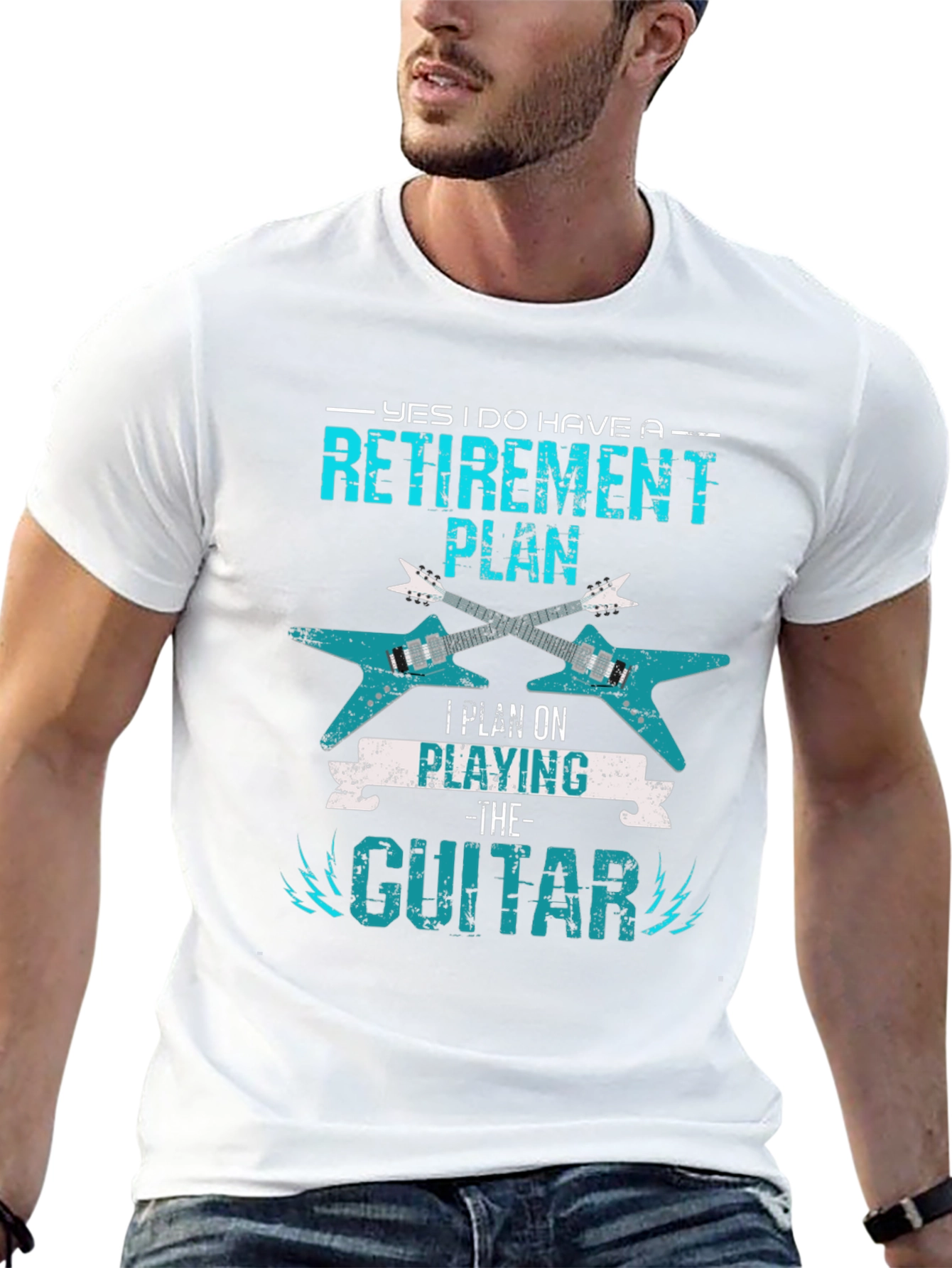 Retirement Guitar Player T-Shirt
