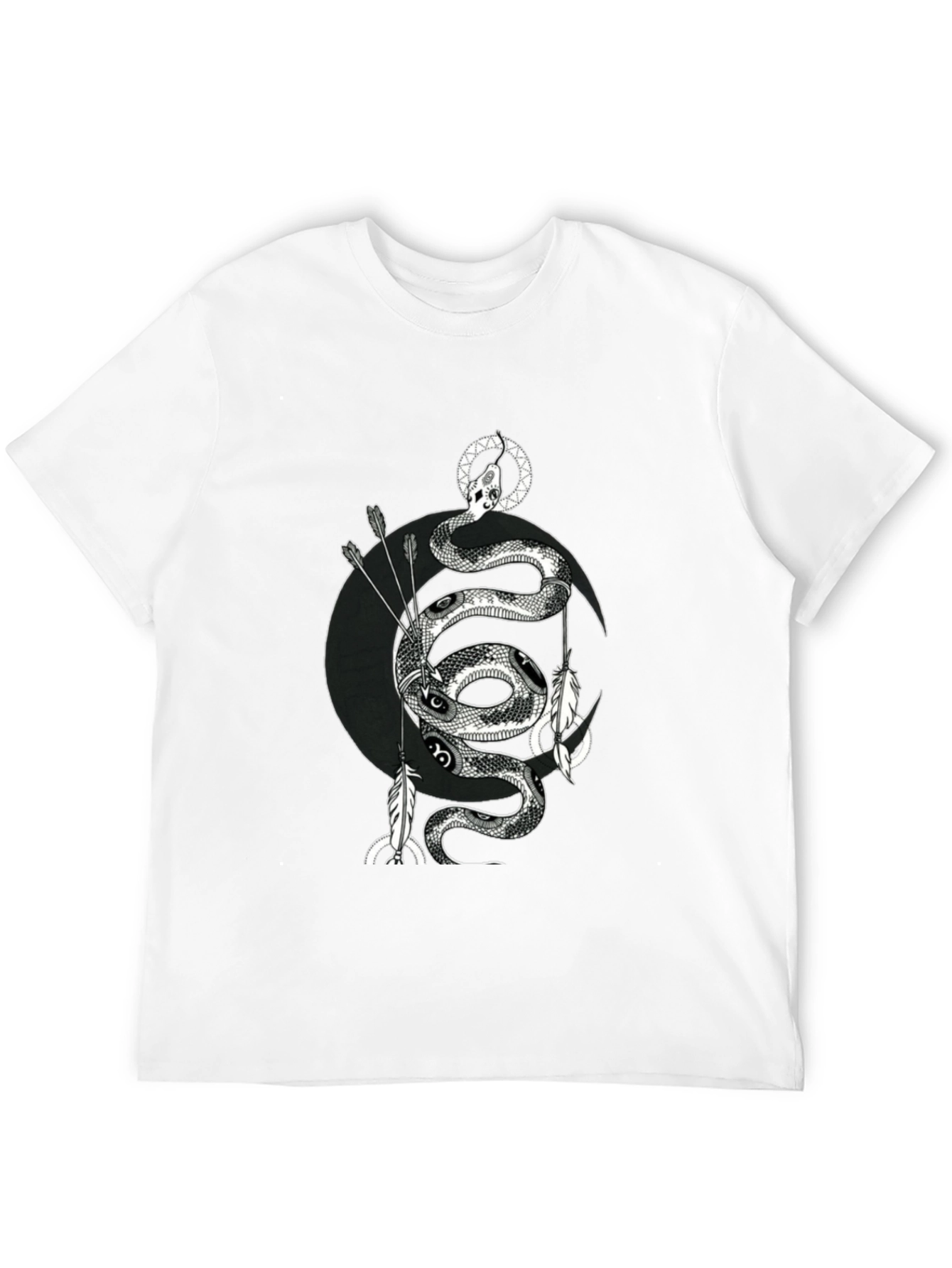 Serpent Moon Arrow T-Shirt - Black