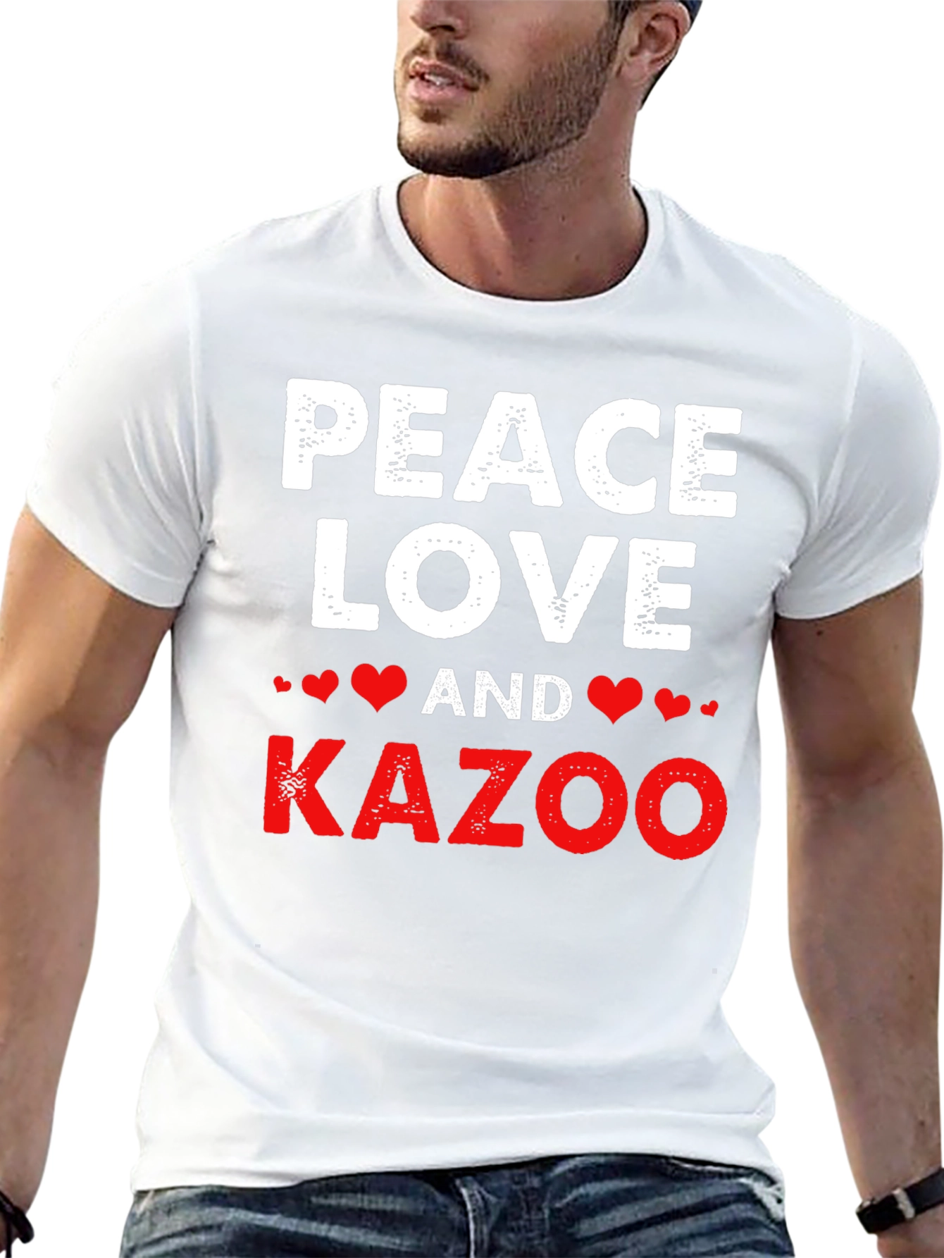Peace Love Kazoo Graphic Tee