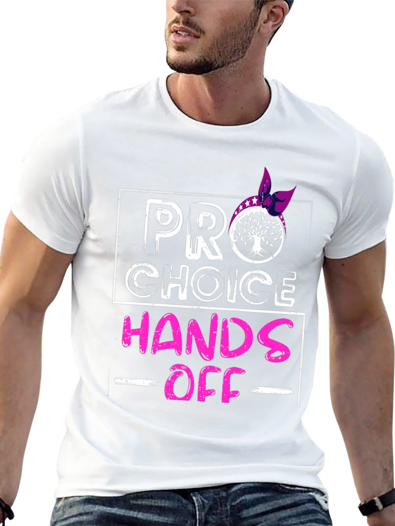 Pro Choice Hands Off Graphic T-Shirt